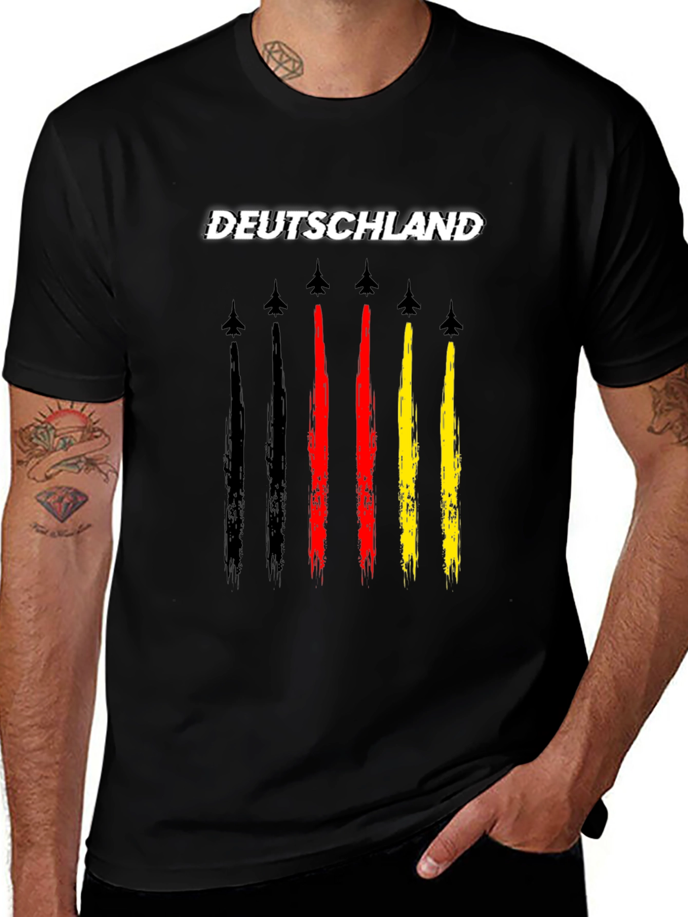 Deutschland Jet Trail T-Shirt - German Pride Tee