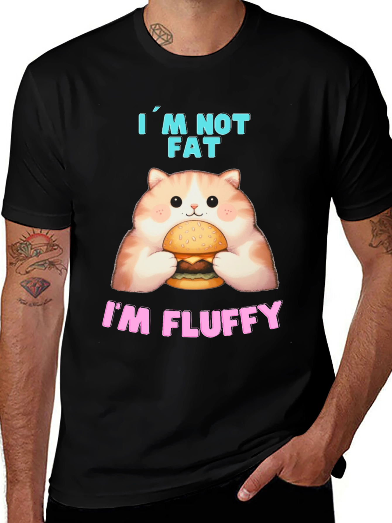 Variant 28 of I'm Not Fat I'm Fluffy T-Shirt