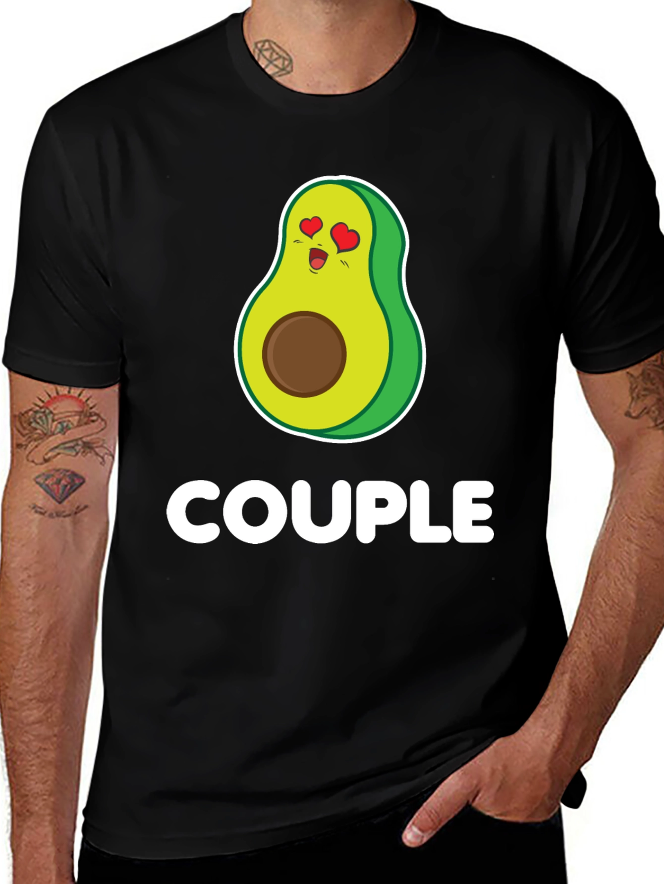 Variant 12 of Avocado Couple Matching T-Shirt