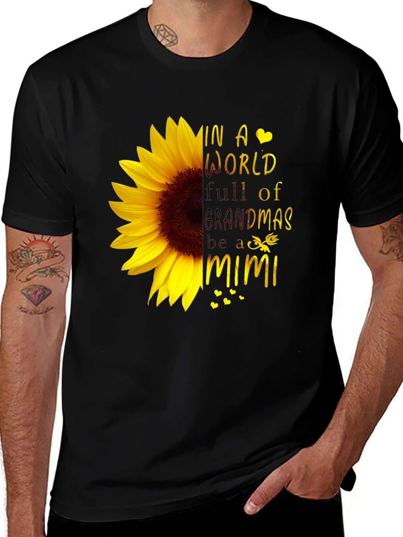 Variant 5 of Sunflower Mimi T-Shirt - Grandmas Tee