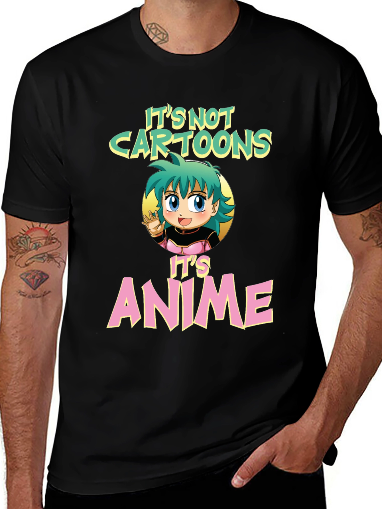 Variant 10 of It's Not Cartoons It's Anime Graphic T-Shirt