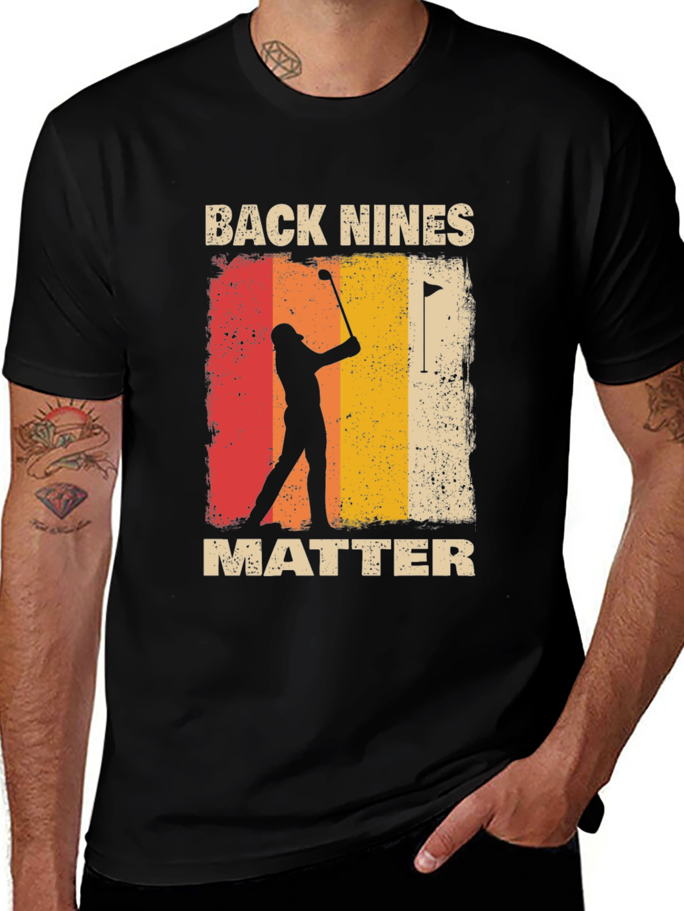 Variant 5 of Back Nines Matter Golf T-Shirt - Golfer Gift Tee