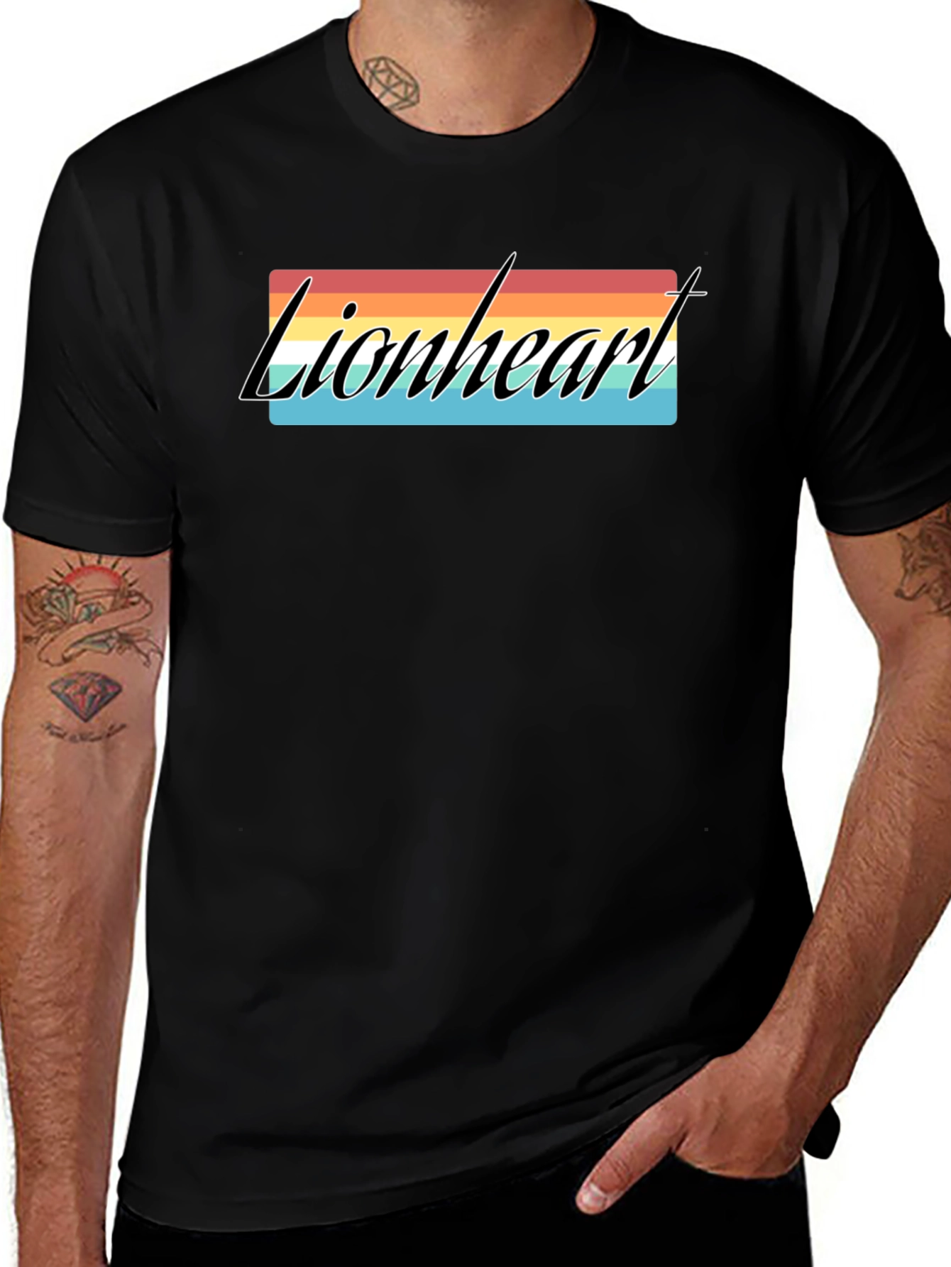 Variant 26 of Lionheart Retro Graphic T-Shirt