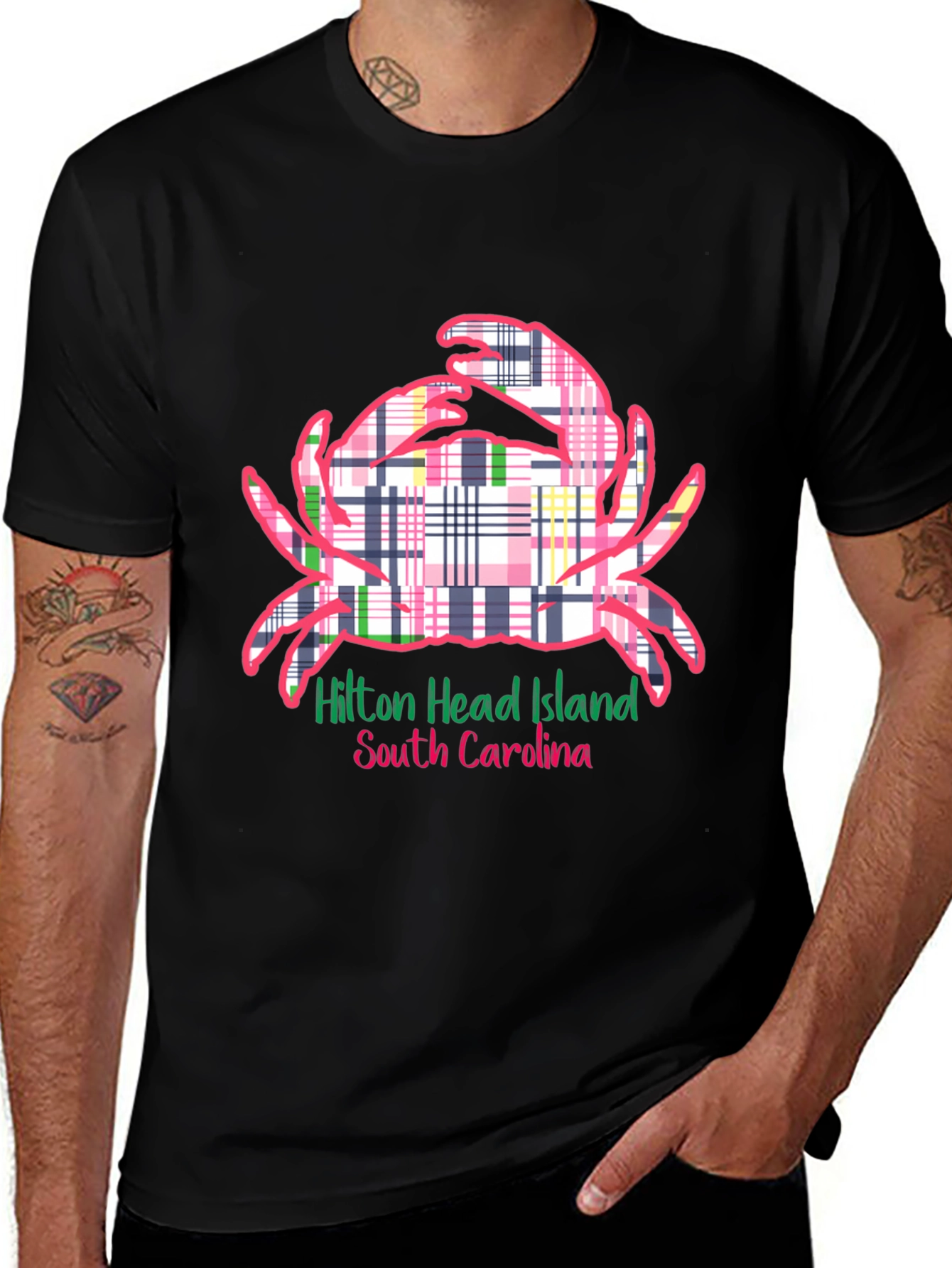 Variant 10 of Hilton Head Crab Graphic T-Shirt