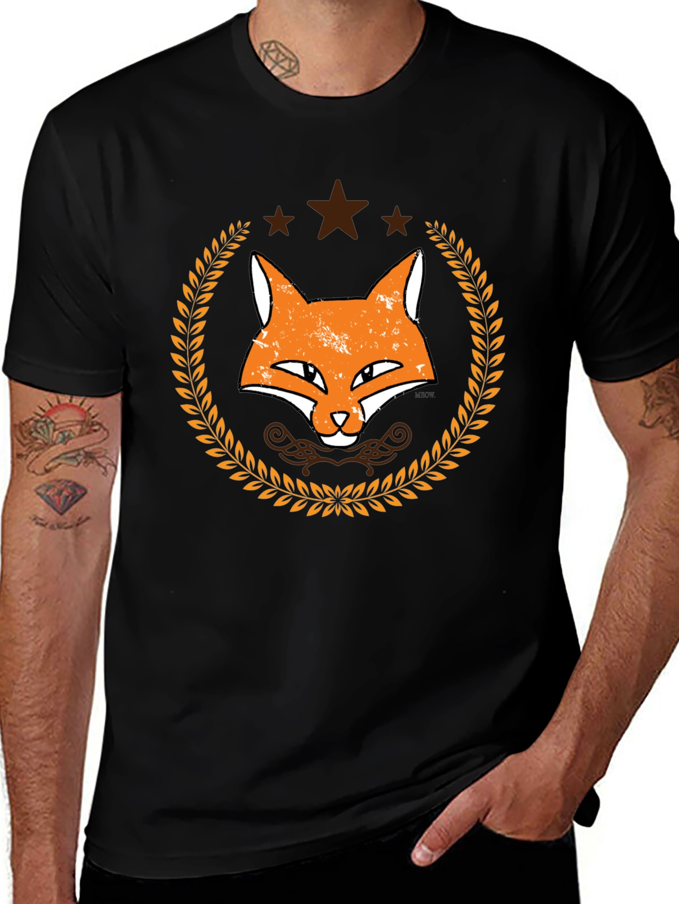 Variant 8 of Fox Head Graphic Tee - Stylish & Unique