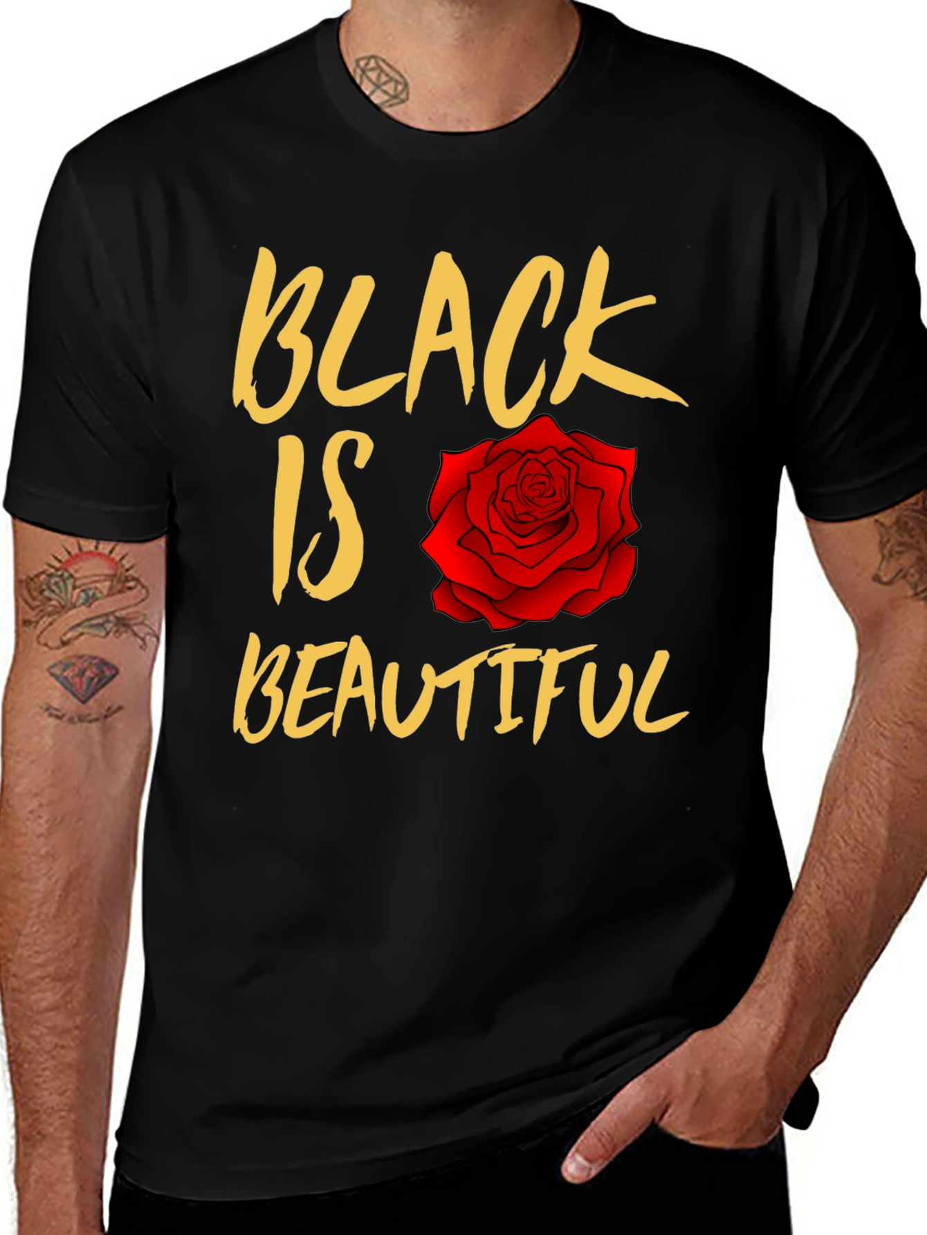 Variant 4 of Black is Beautiful Graphic T-Shirt