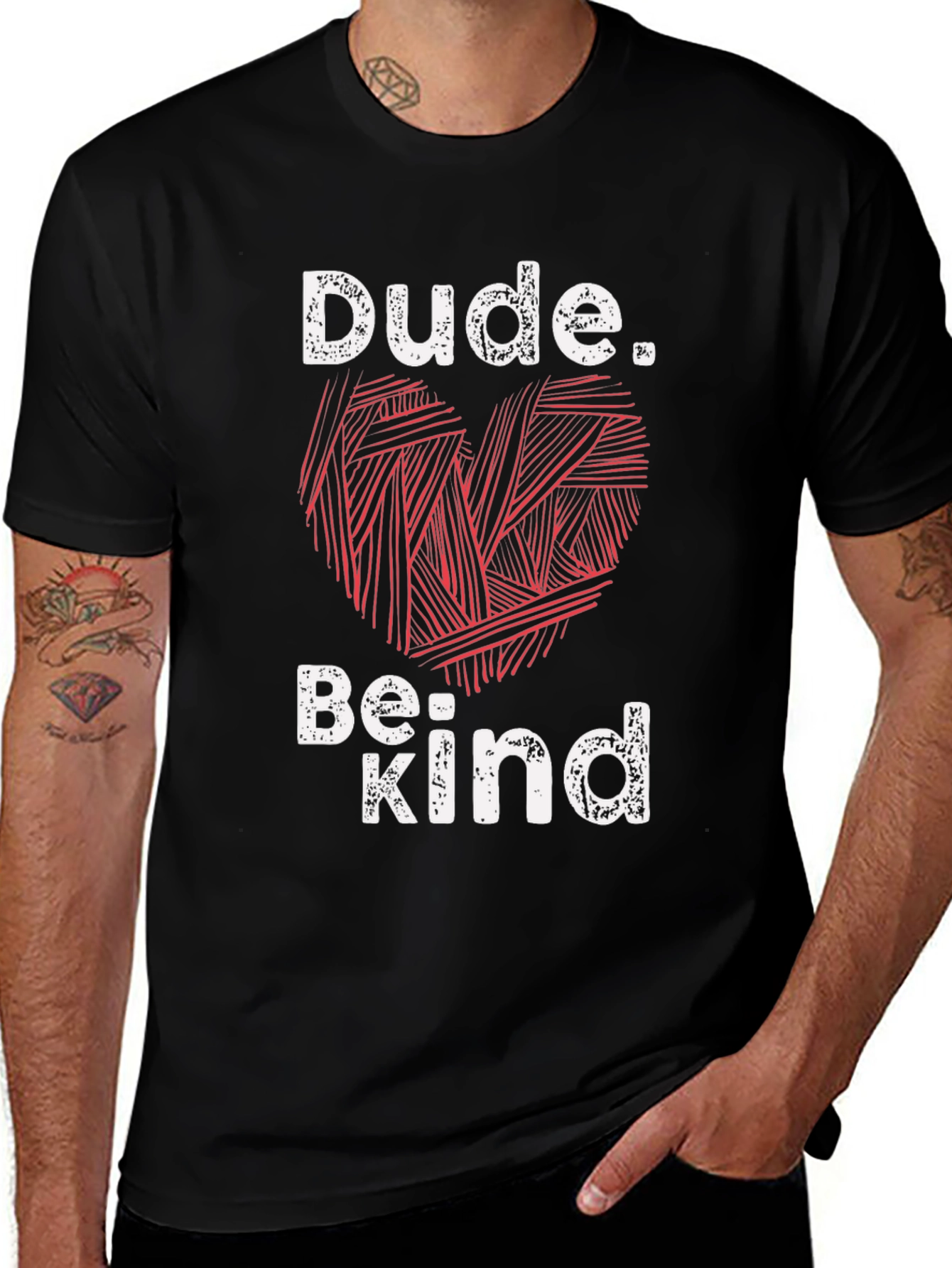 Variant 29 of Dude Be Kind Graphic T-Shirt