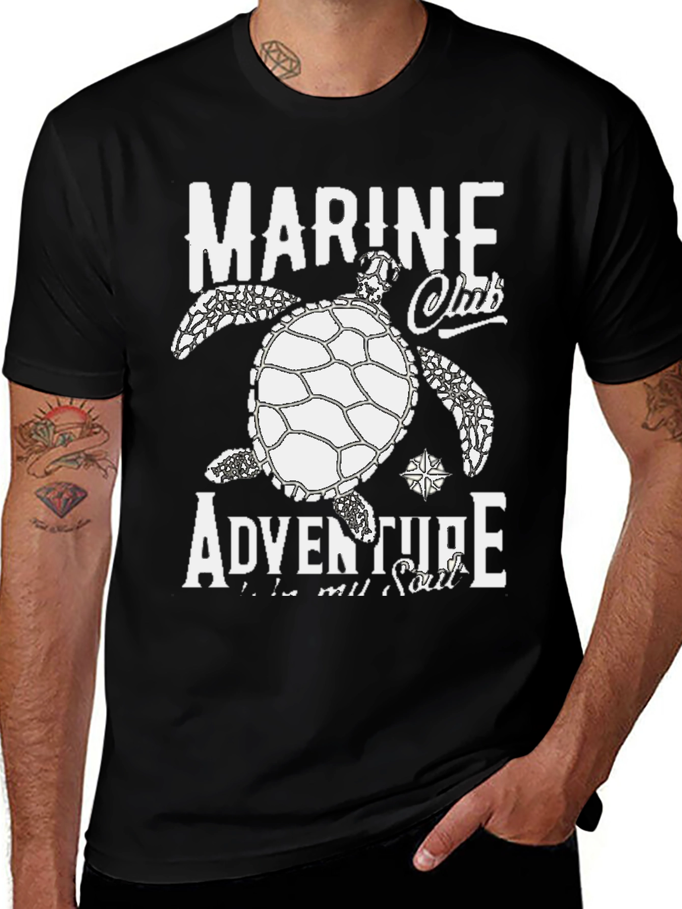 Variant 21 of Marine Adventure Club Turtle Graphic Tee