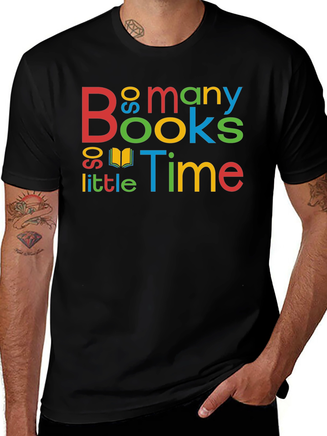 Variant 2 of Book Lover T-Shirt - So Many Books So Little Time