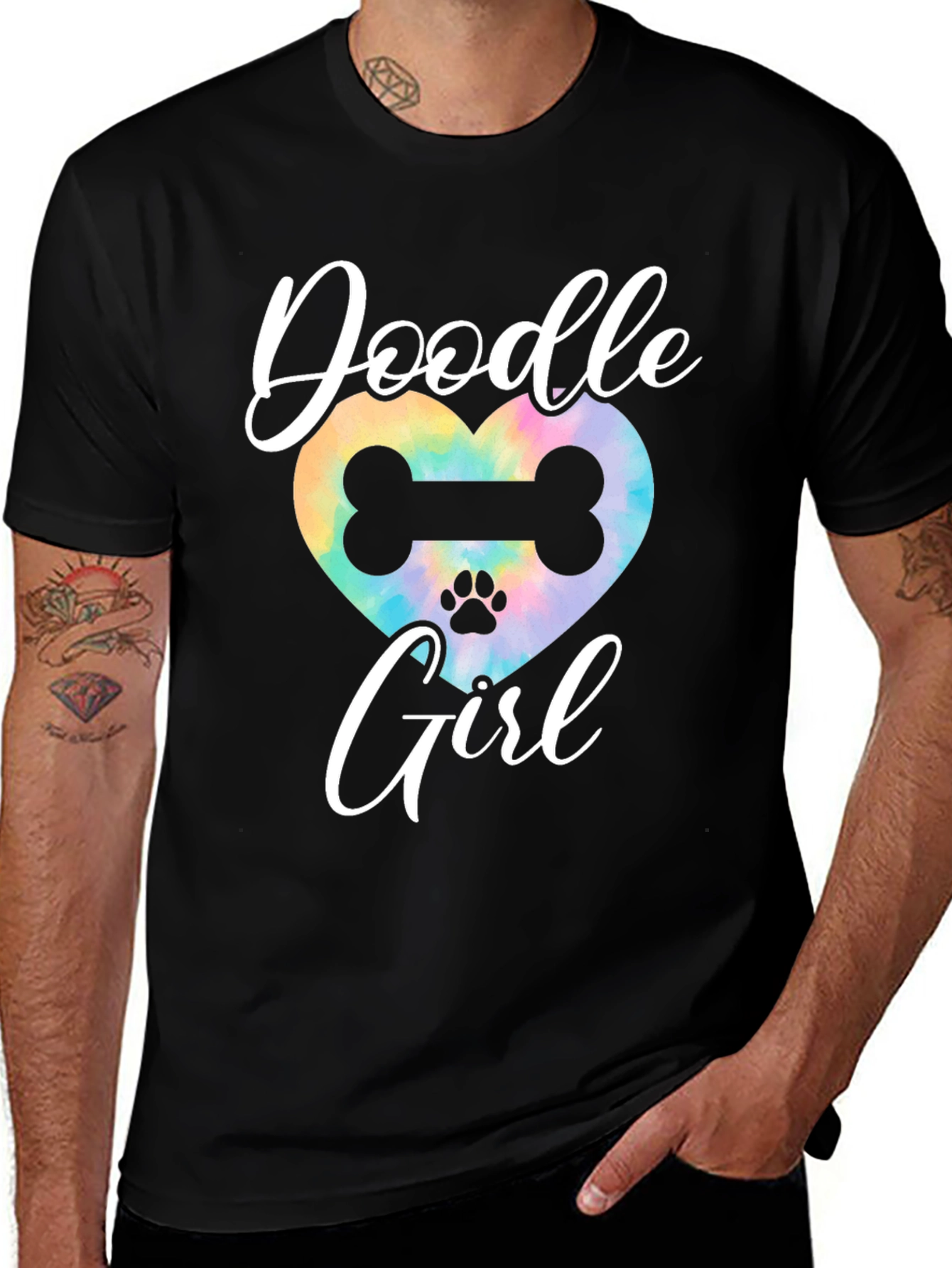 Doodle Girl T-Shirt - Cute Dog Lover Tee