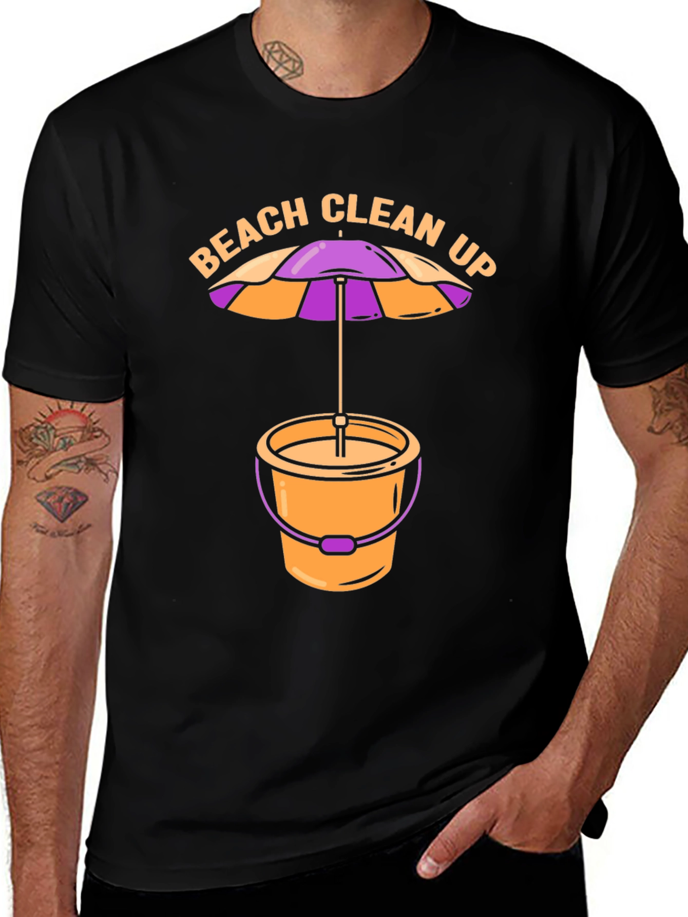 Variant 18 of Beach Clean Up Graphic T-Shirt