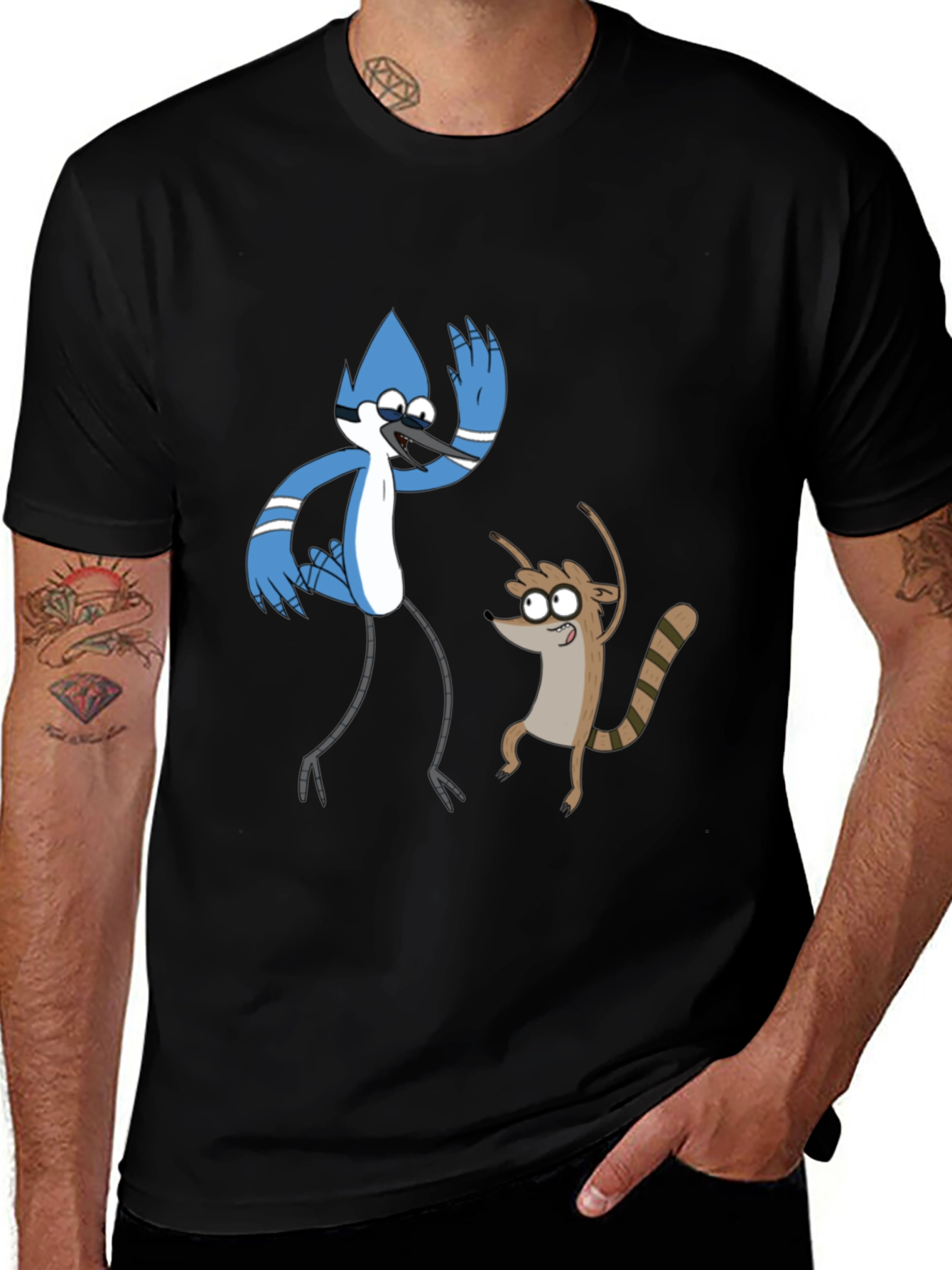 Regular Show T-Shirt - Cartoon Graphic Tee