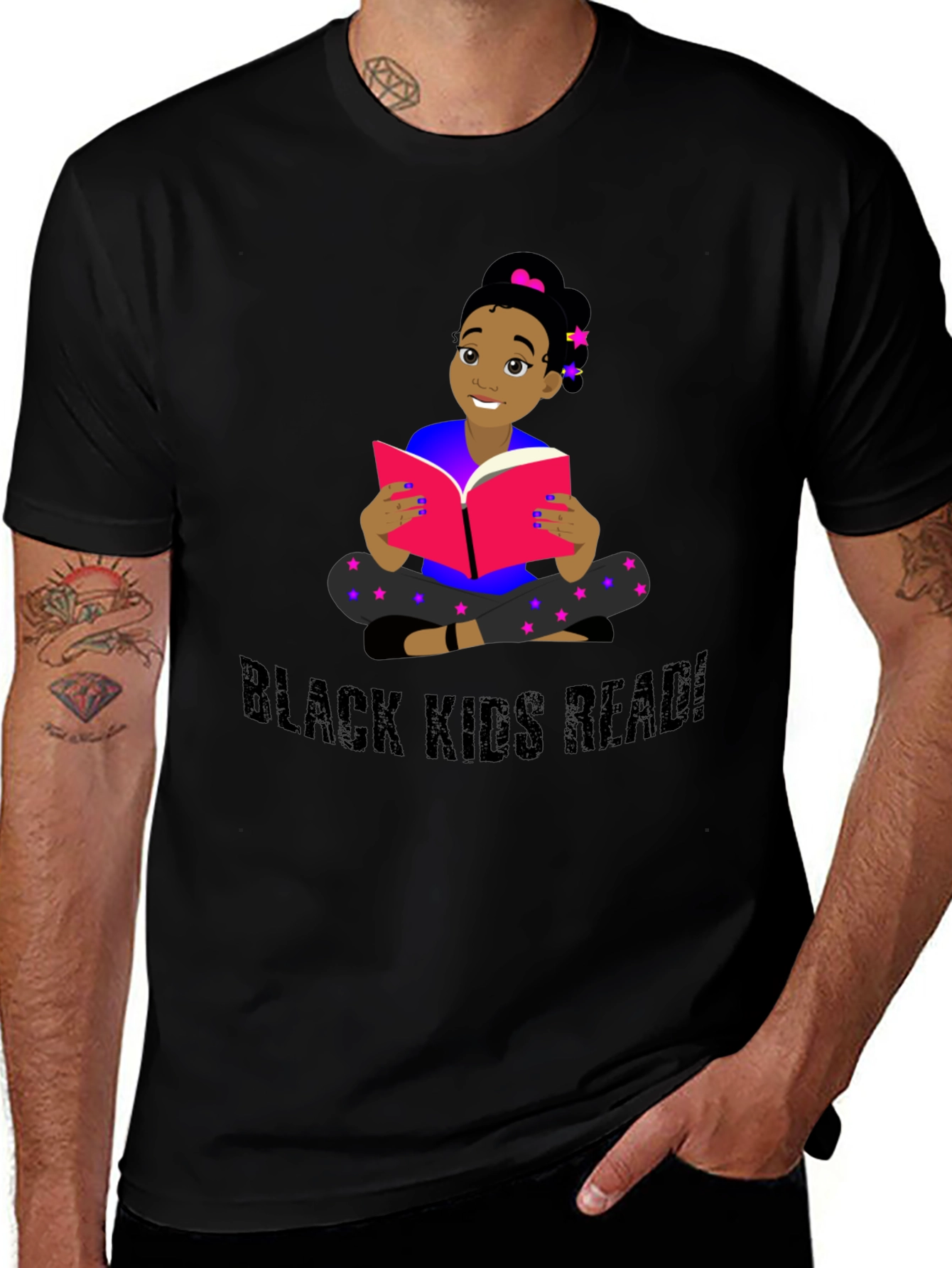 Black Kids Read T-Shirt - Empowering Education