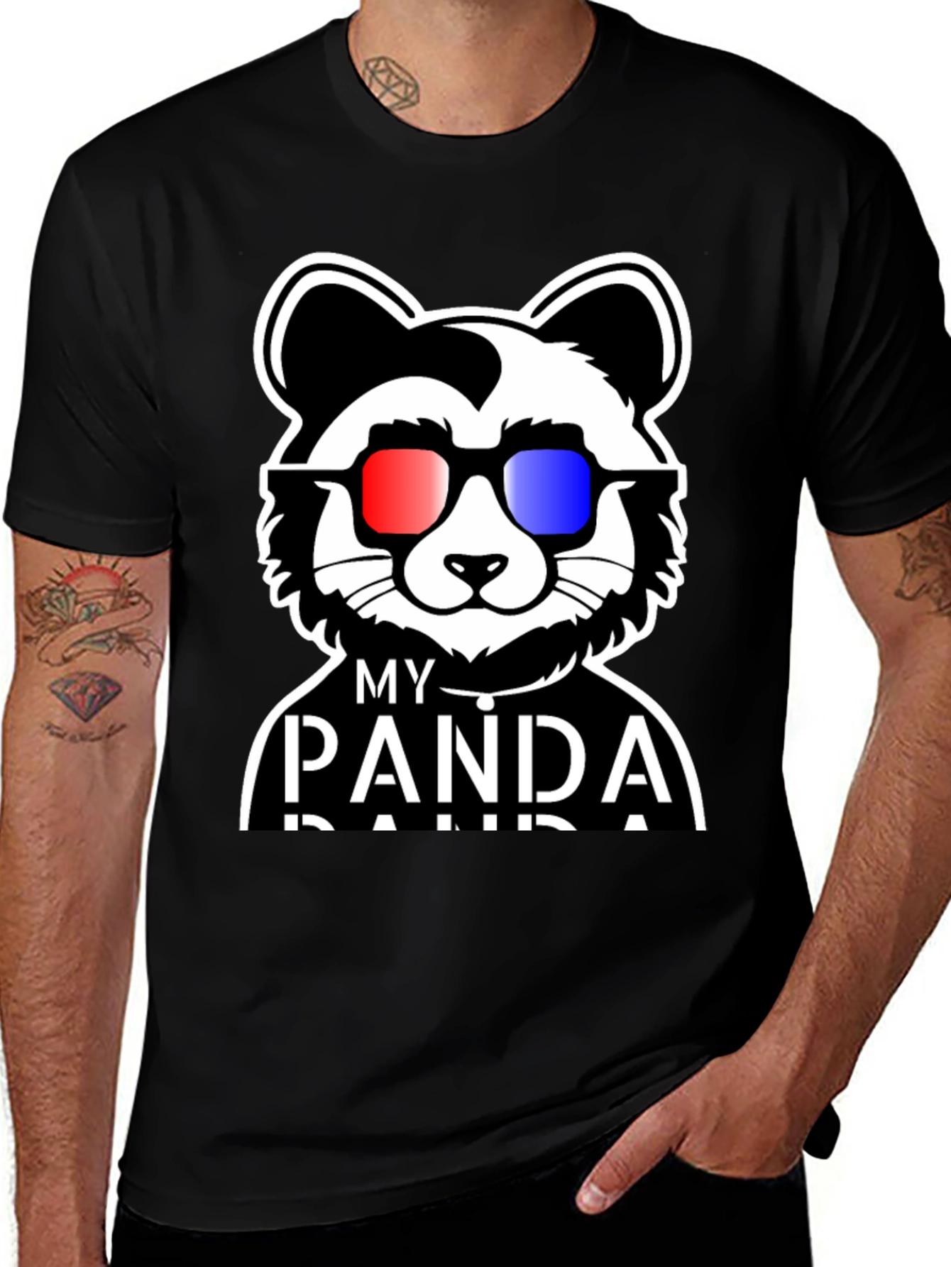 Variant 4 of Cool Panda T-Shirt - "My Panda" Design