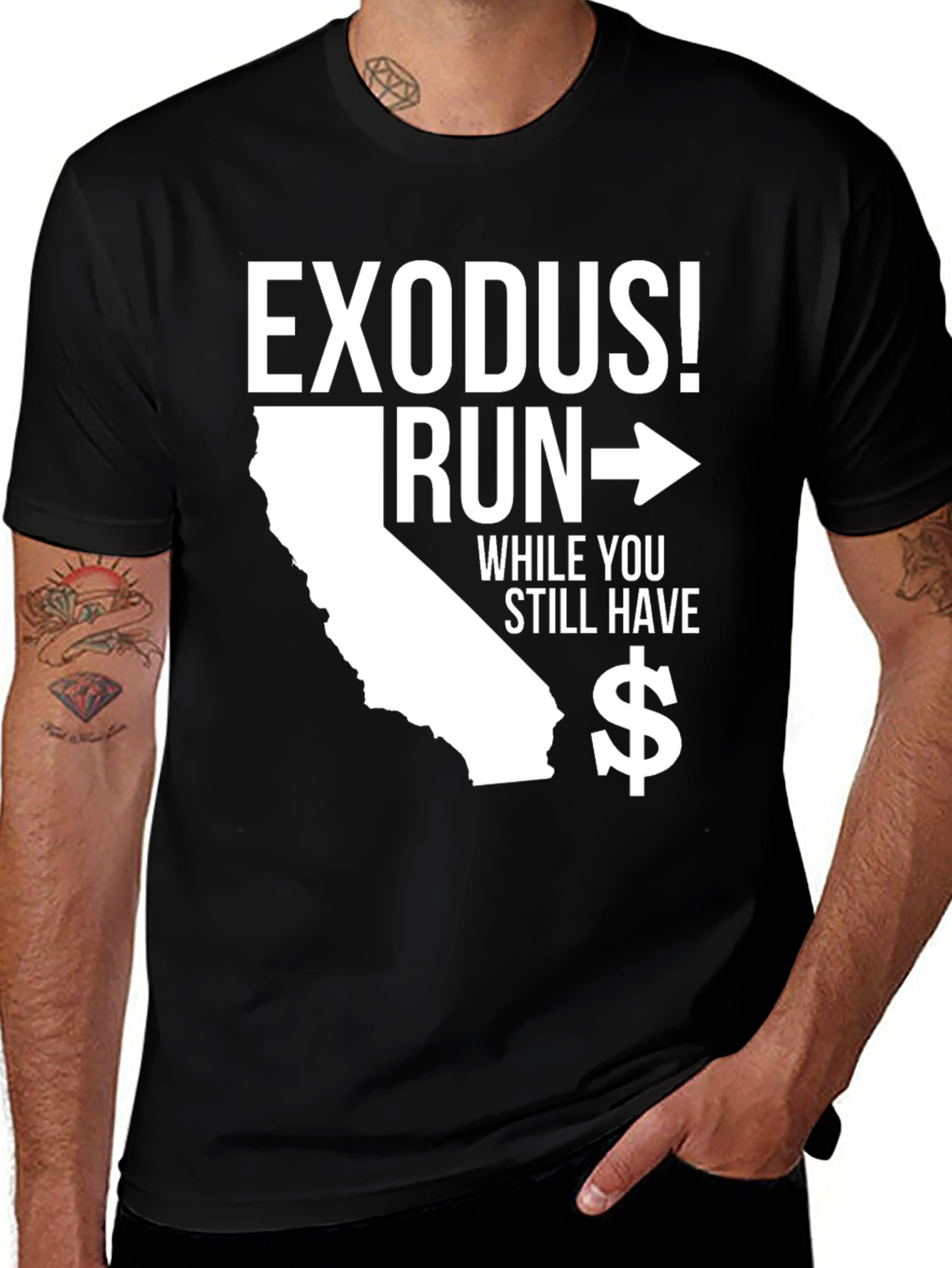 Variant 30 of Exodus Run California Graphic Tee