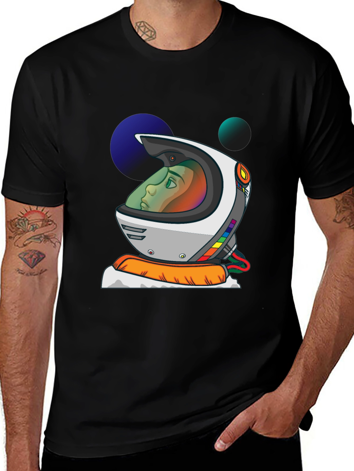 Variant 14 of Astronaut Graphic T-Shirt - Space Explorer Tee