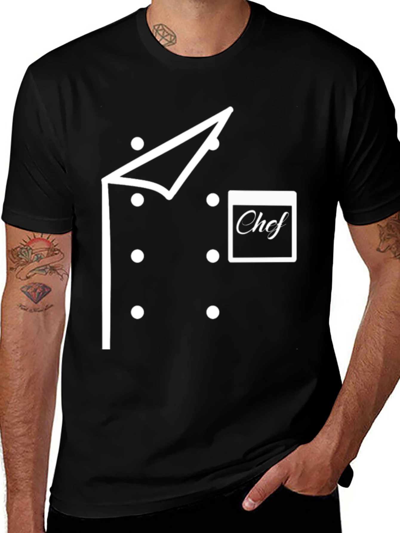 Chef Uniform T-Shirt - Novelty Cook Apparel