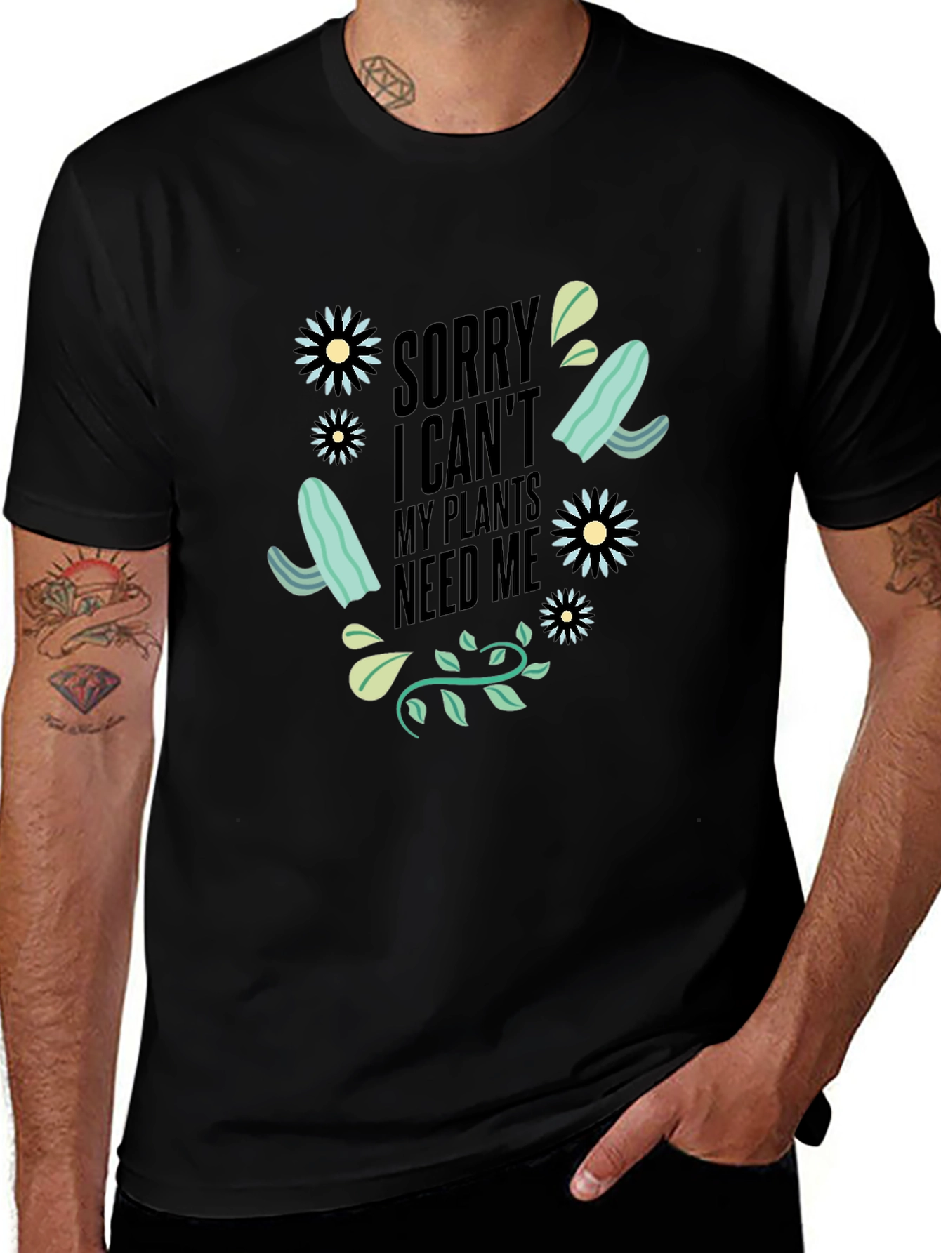 Plant Lover T-Shirt - Sorry I Can't