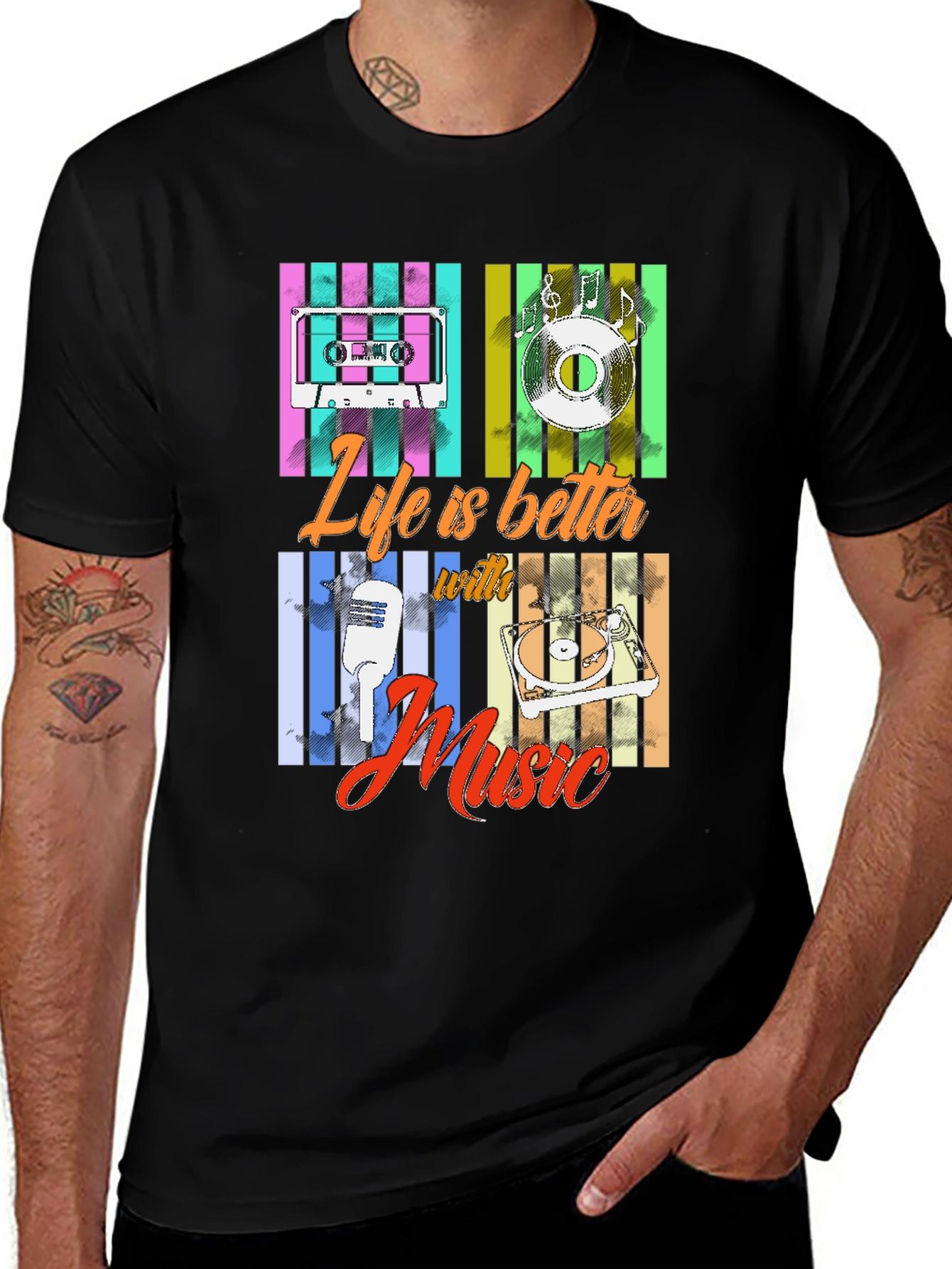 Life Is Better With Music T-Shirt