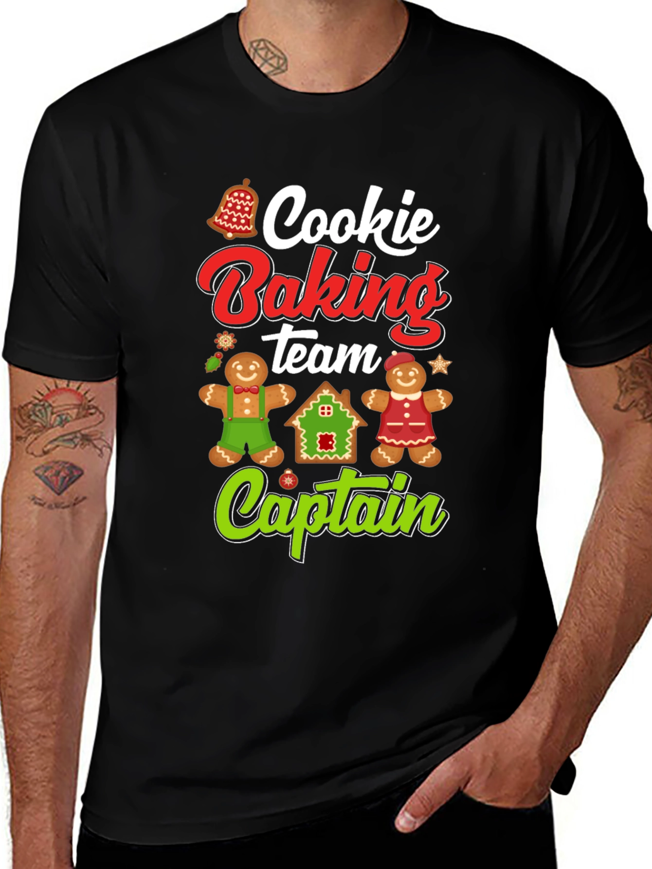 Variant 25 of Cookie Baking Team Captain Holiday T-Shirt