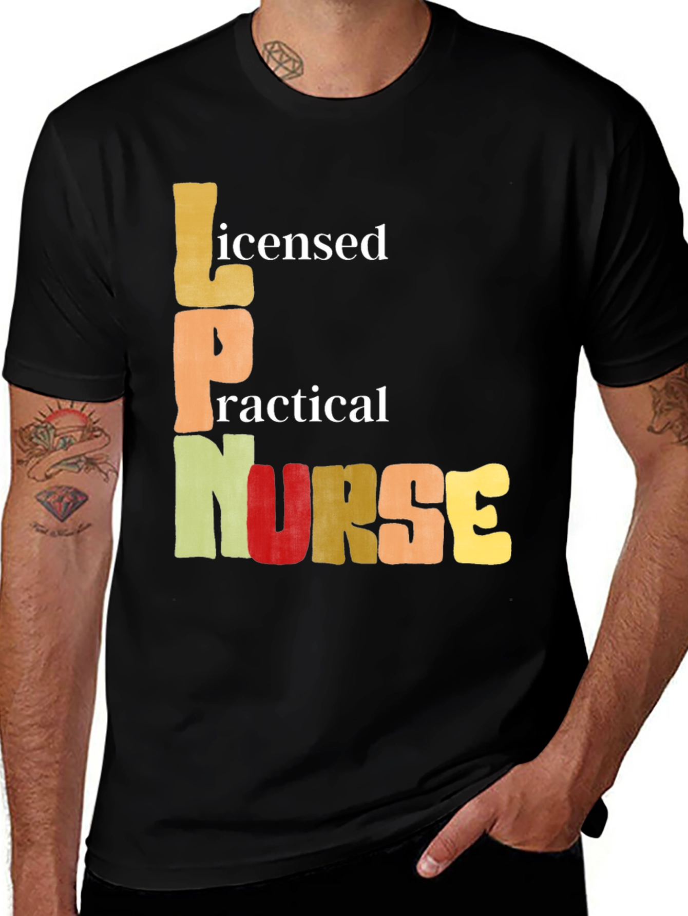 LPN Licensed Practical Nurse Graphic T-Shirt