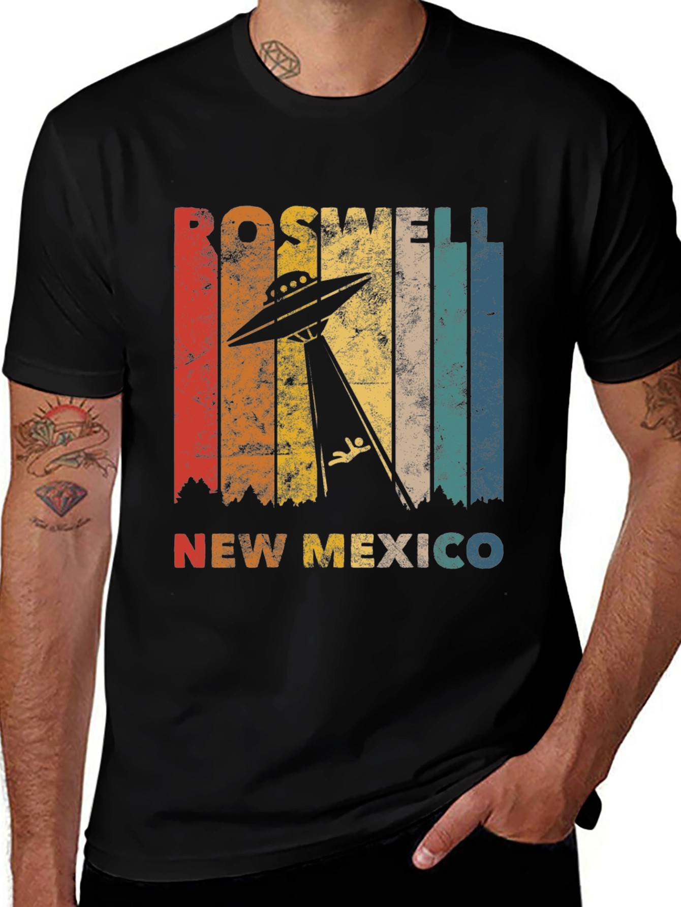 Roswell New Mexico UFO Abduction T-Shirt