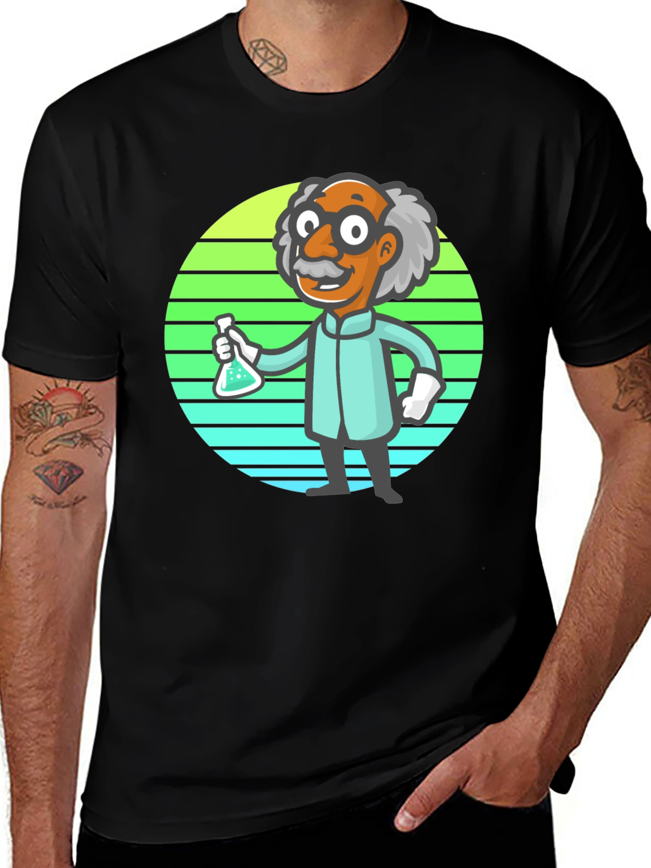 Variant 11 of Science Cartoon T-Shirt