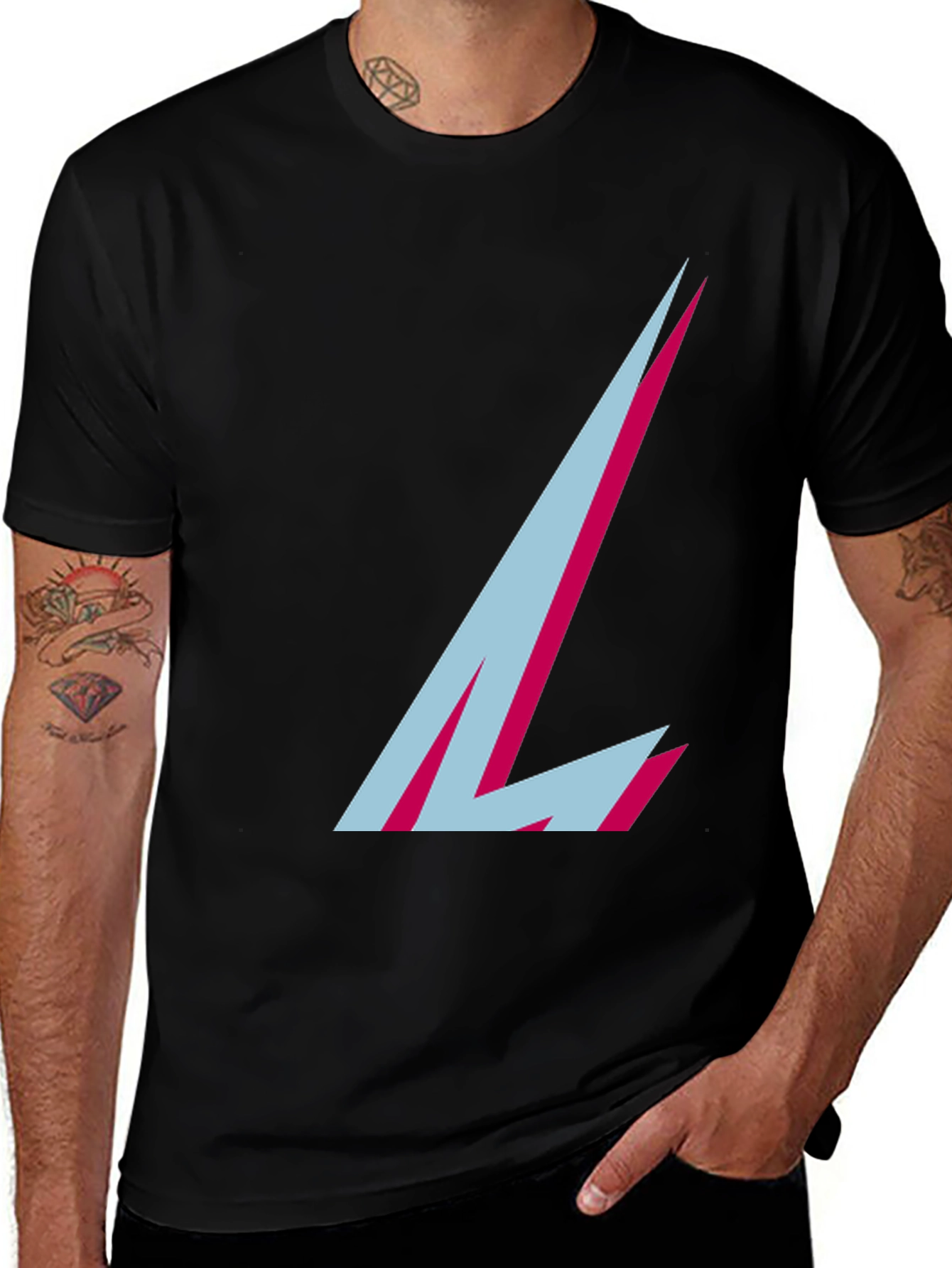 Variant 20 of Modern Geometric Tee - Bold Style, Soft Comfort