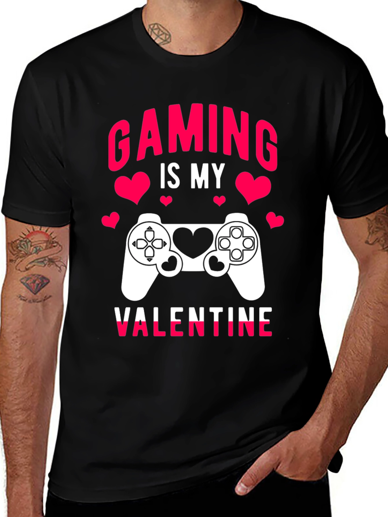 Variant 26 of Gaming Is My Valentine T-Shirt - Gamer Valentine's Day