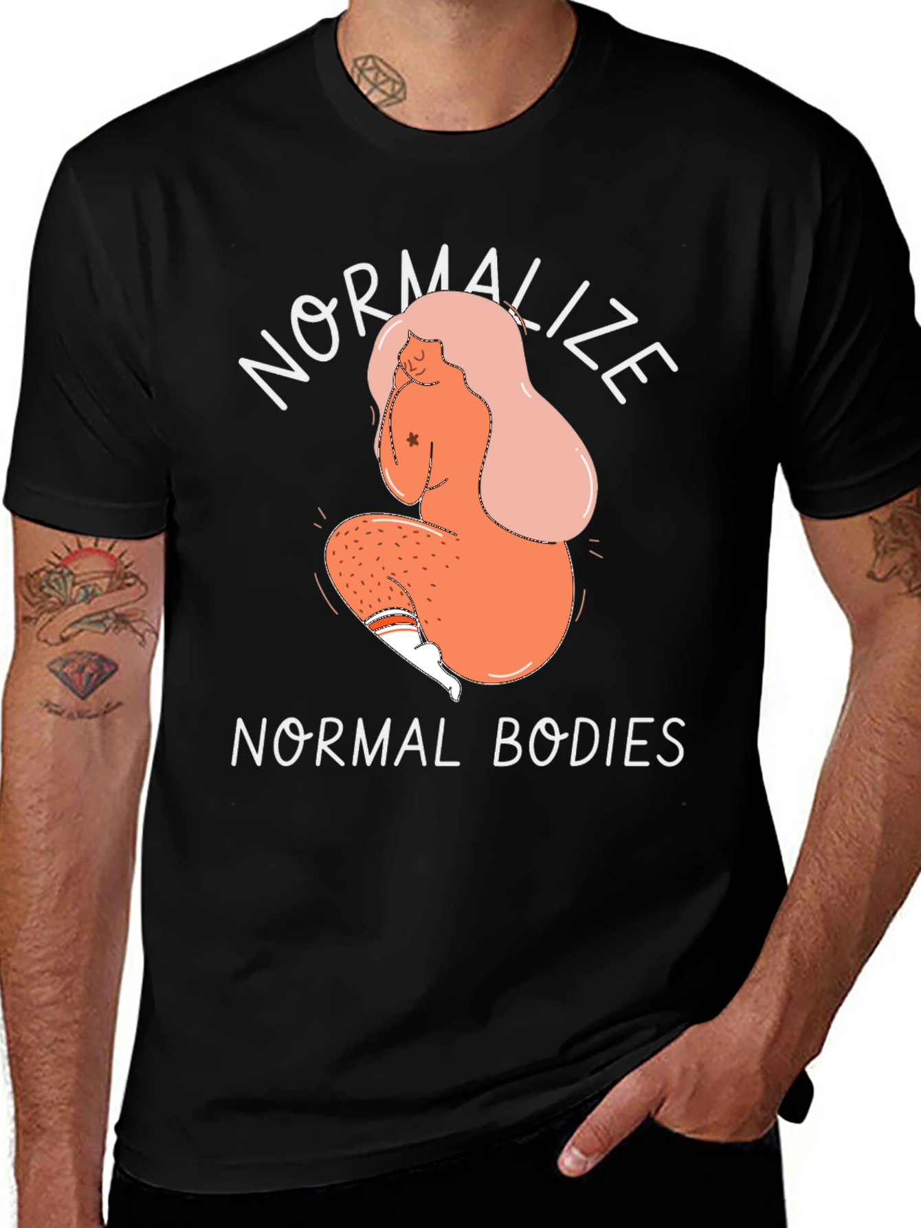 Normalize Normal Bodies Graphic Tee