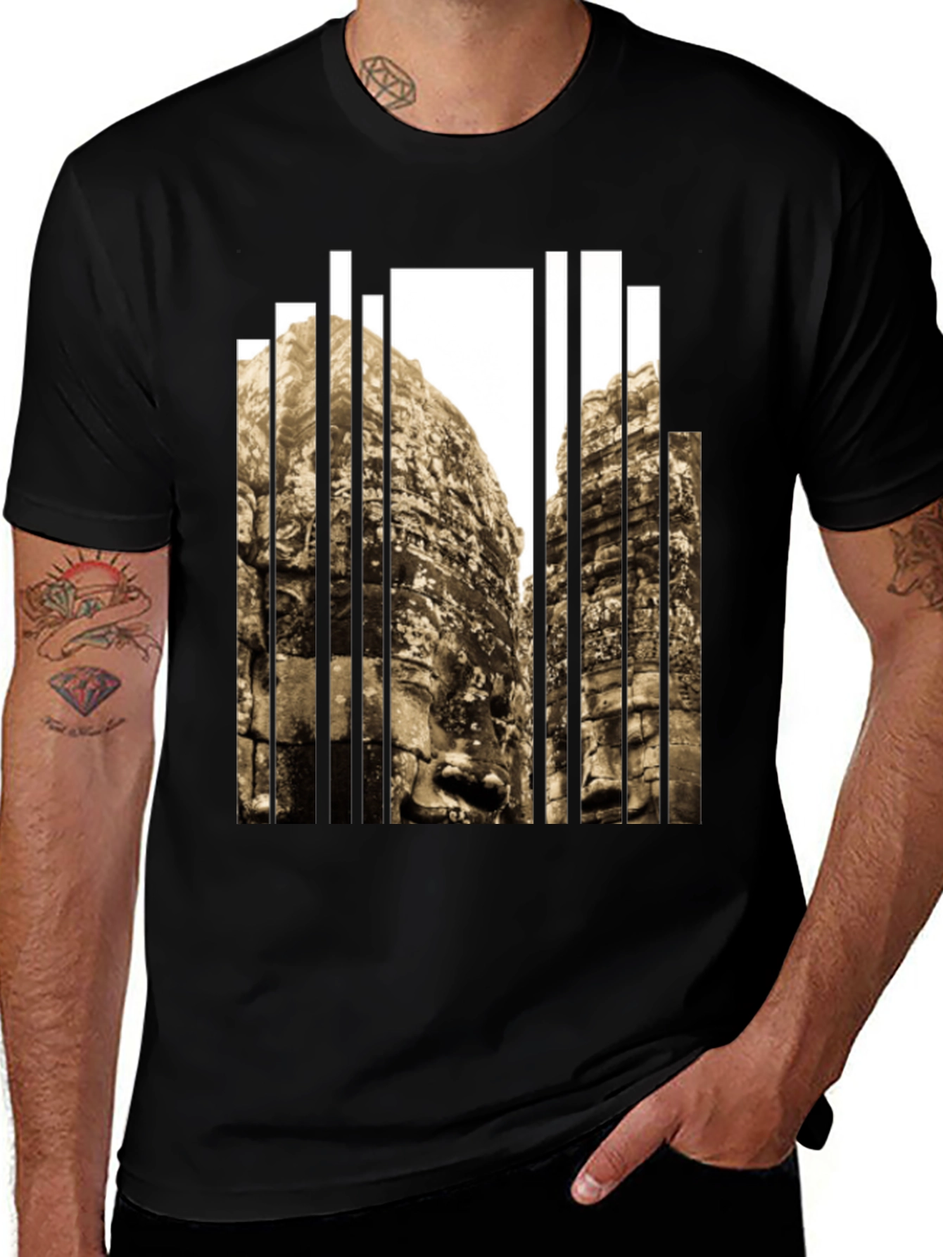 Variant 30 of Graphic Tee - Angkor Wat Temples