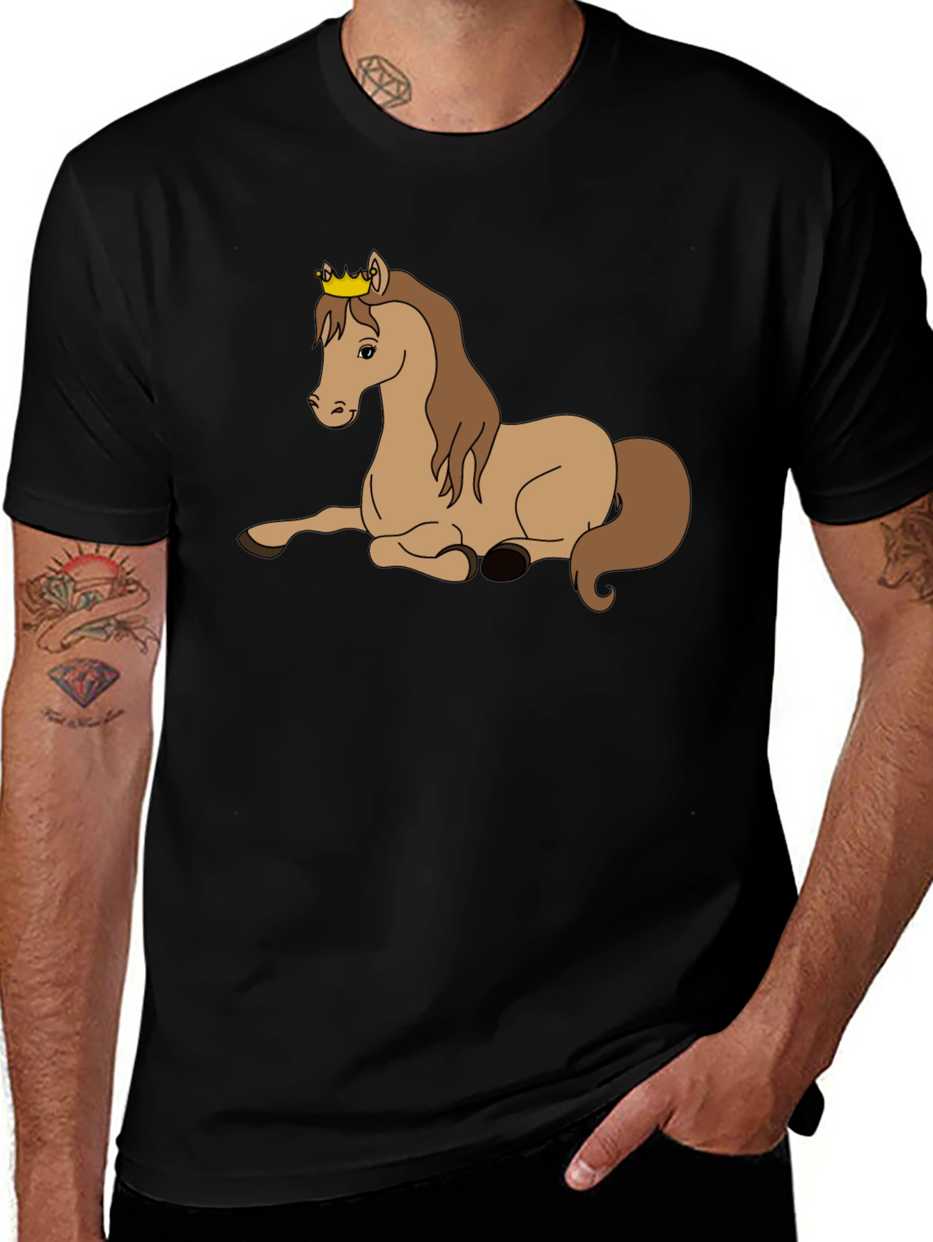 Variant 10 of Horse with Crown Graphic T-Shirt