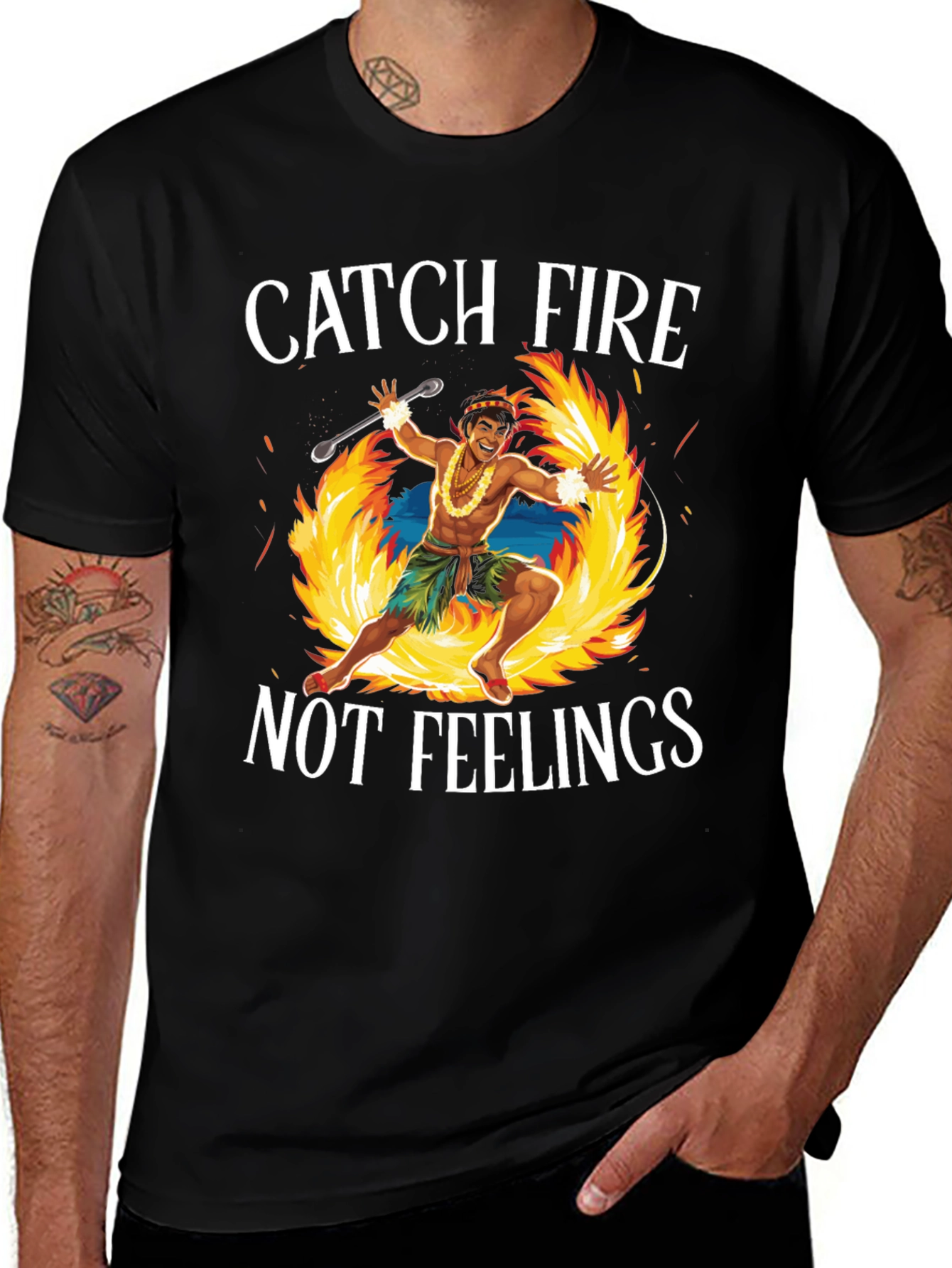 Variant 29 of Catch Fire Not Feelings T-Shirt