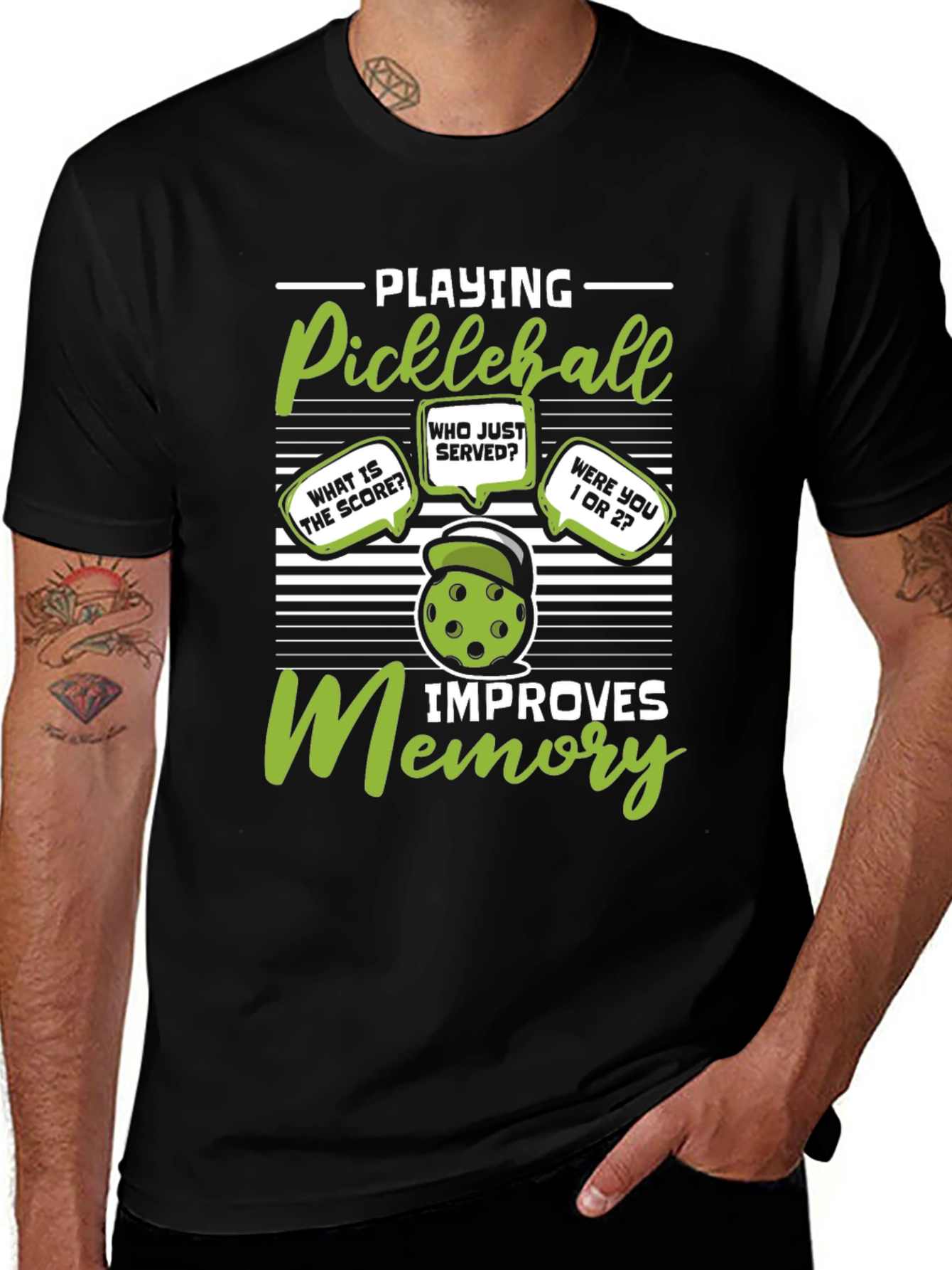 Variant 21 of Pickleball Memory T-Shirt