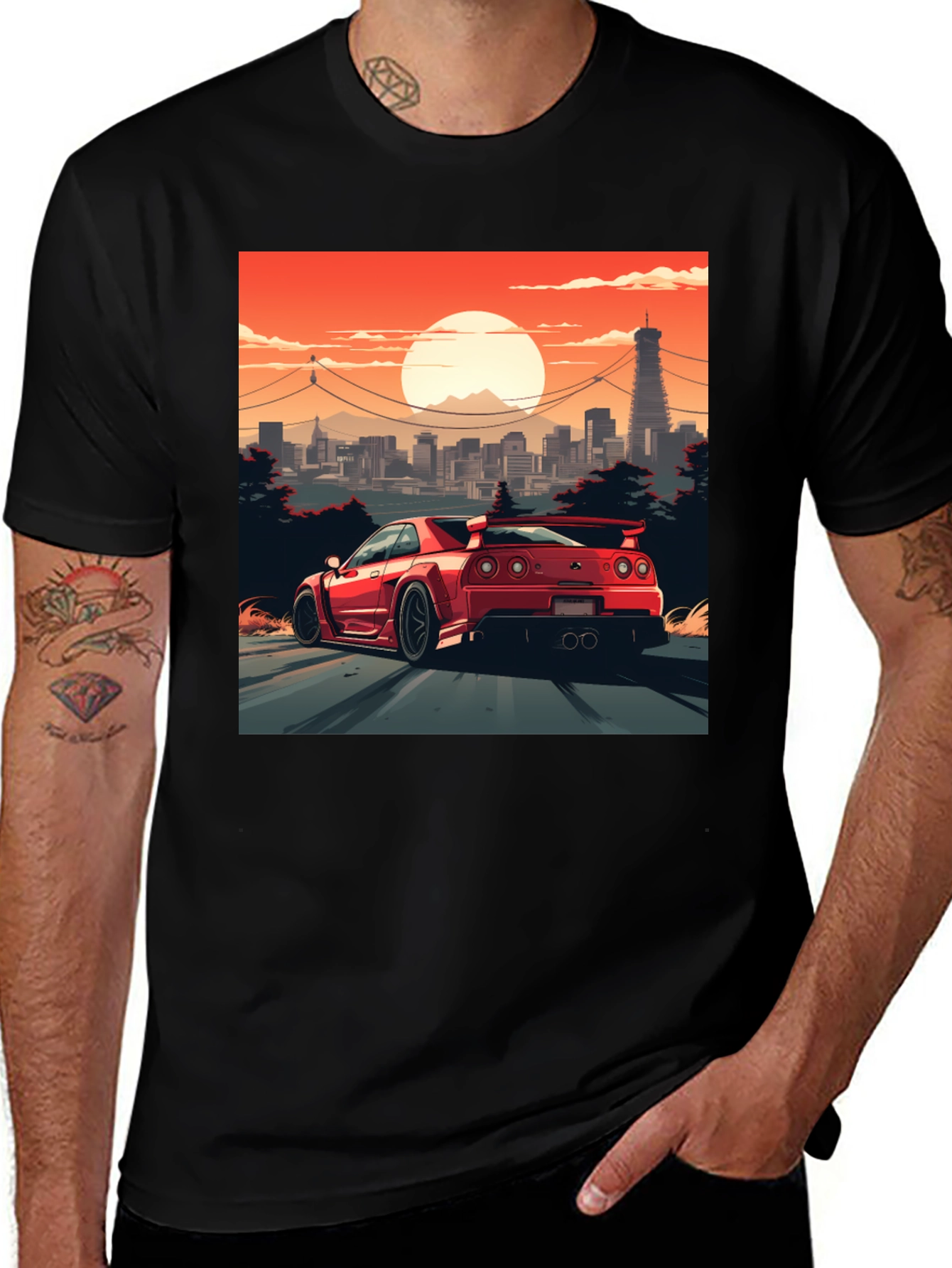 Variant 28 of Retro Car Graphic Tee