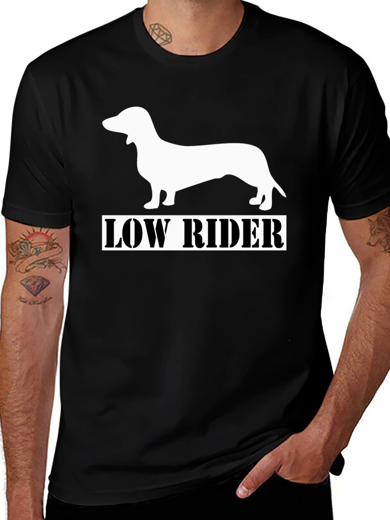 Variant 28 of Low Rider Dachshund T-Shirt