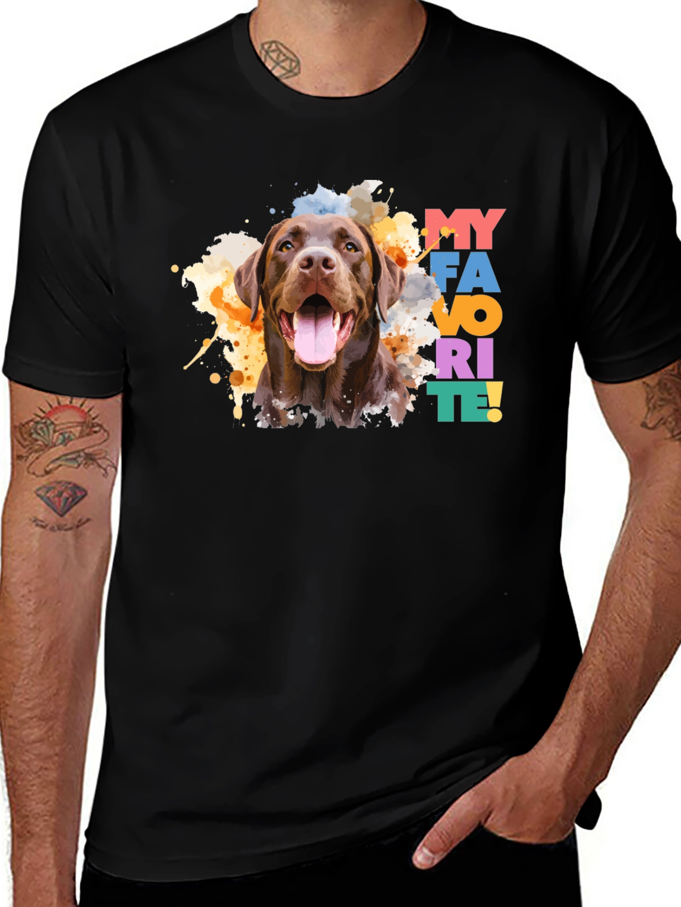 Variant 30 of Dog Lover T-Shirt - My Favorite Labrador