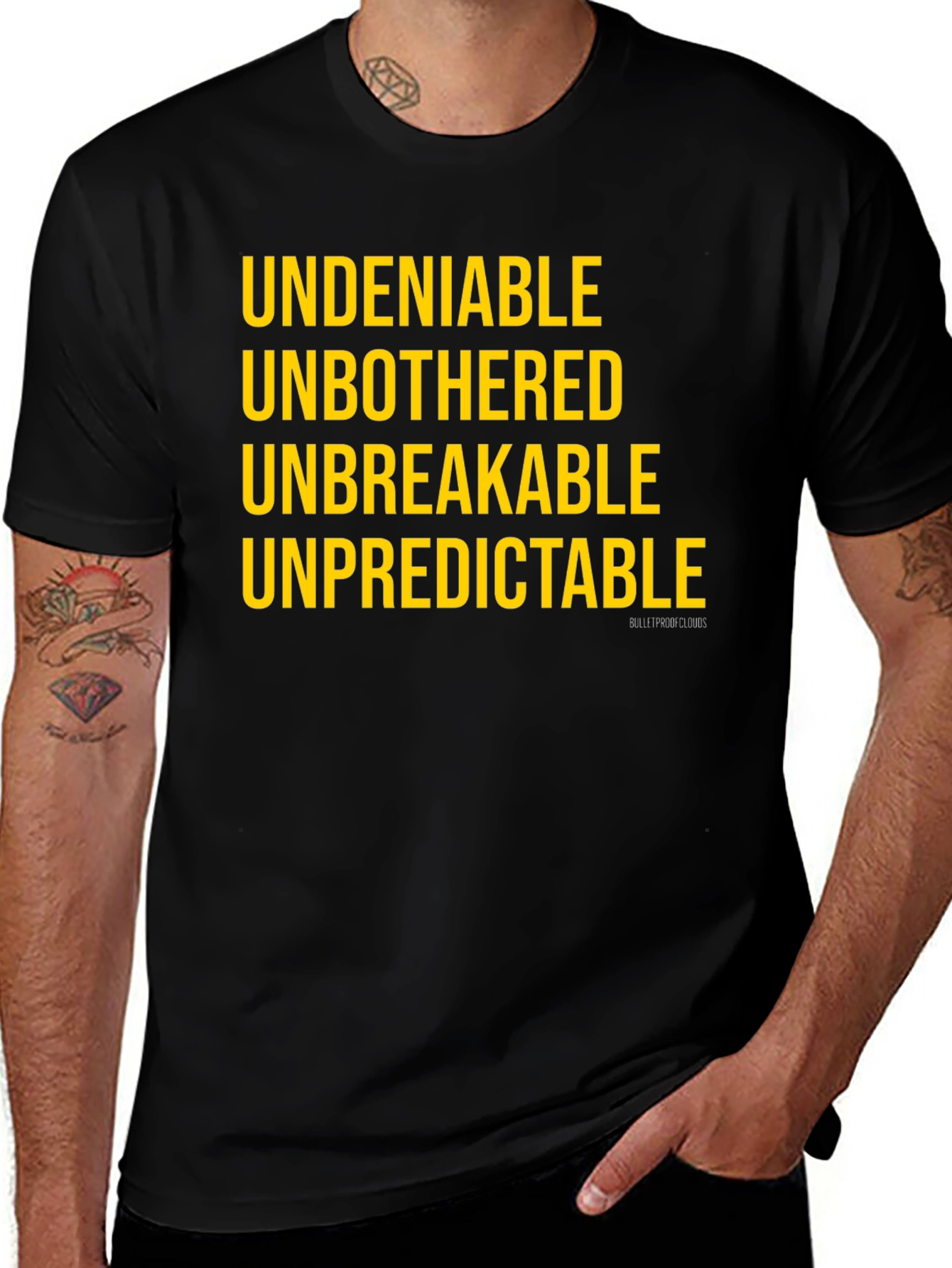 Variant 9 of Undeniable Motivational Graphic Tee