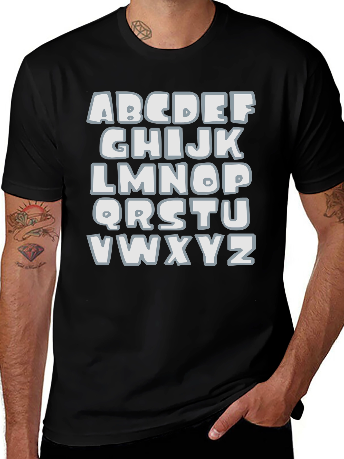 Variant 6 of Alphabet T-Shirt - Educational ABC Tee