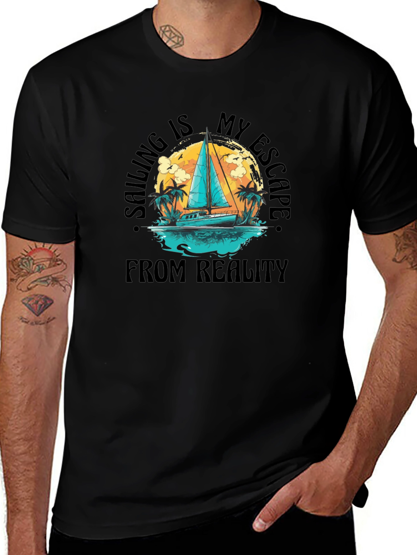 Variant 2 of Sailing Is My Escape T-Shirt