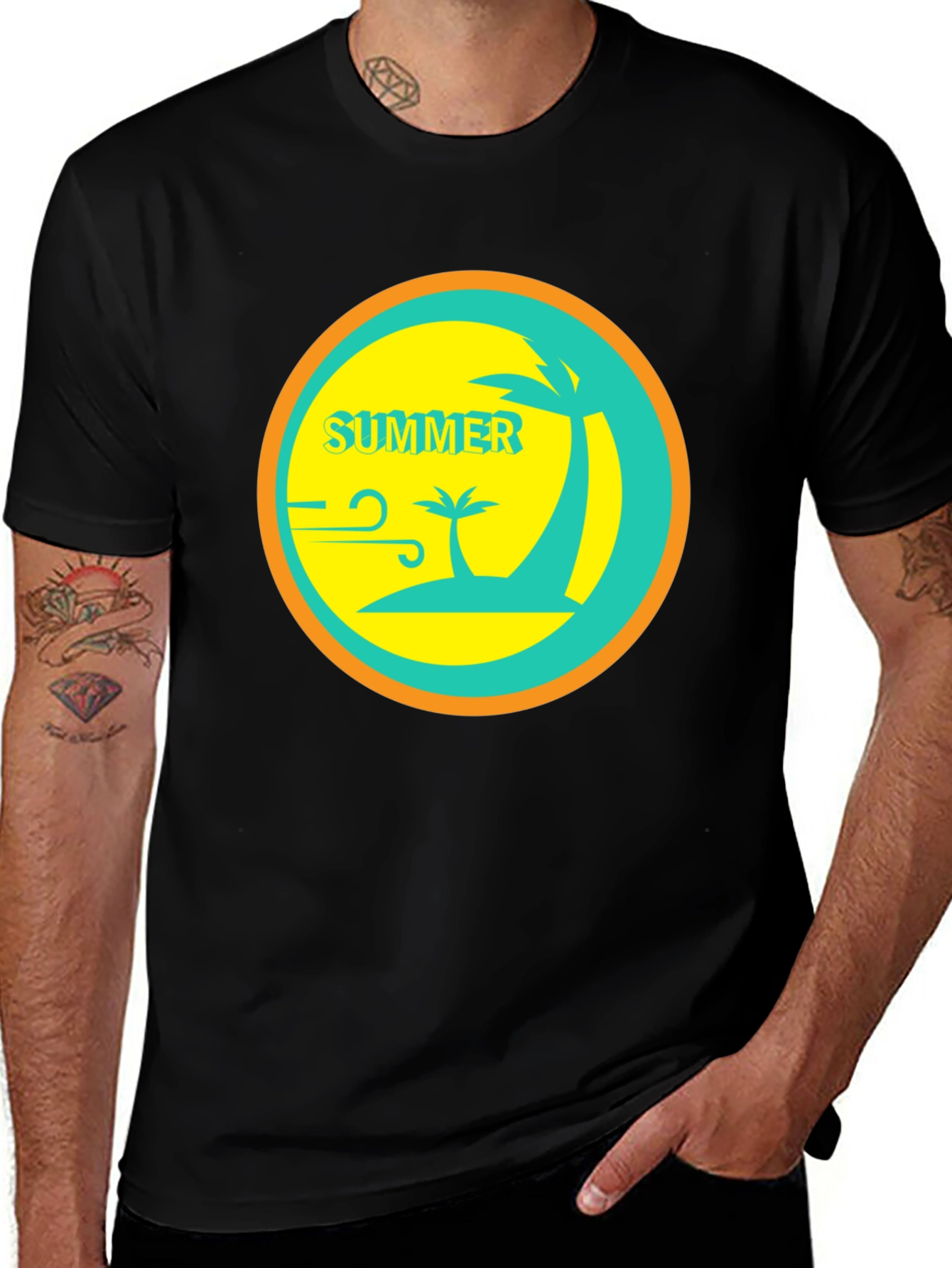 Variant 22 of Summer Vibes T-Shirt - Island Design