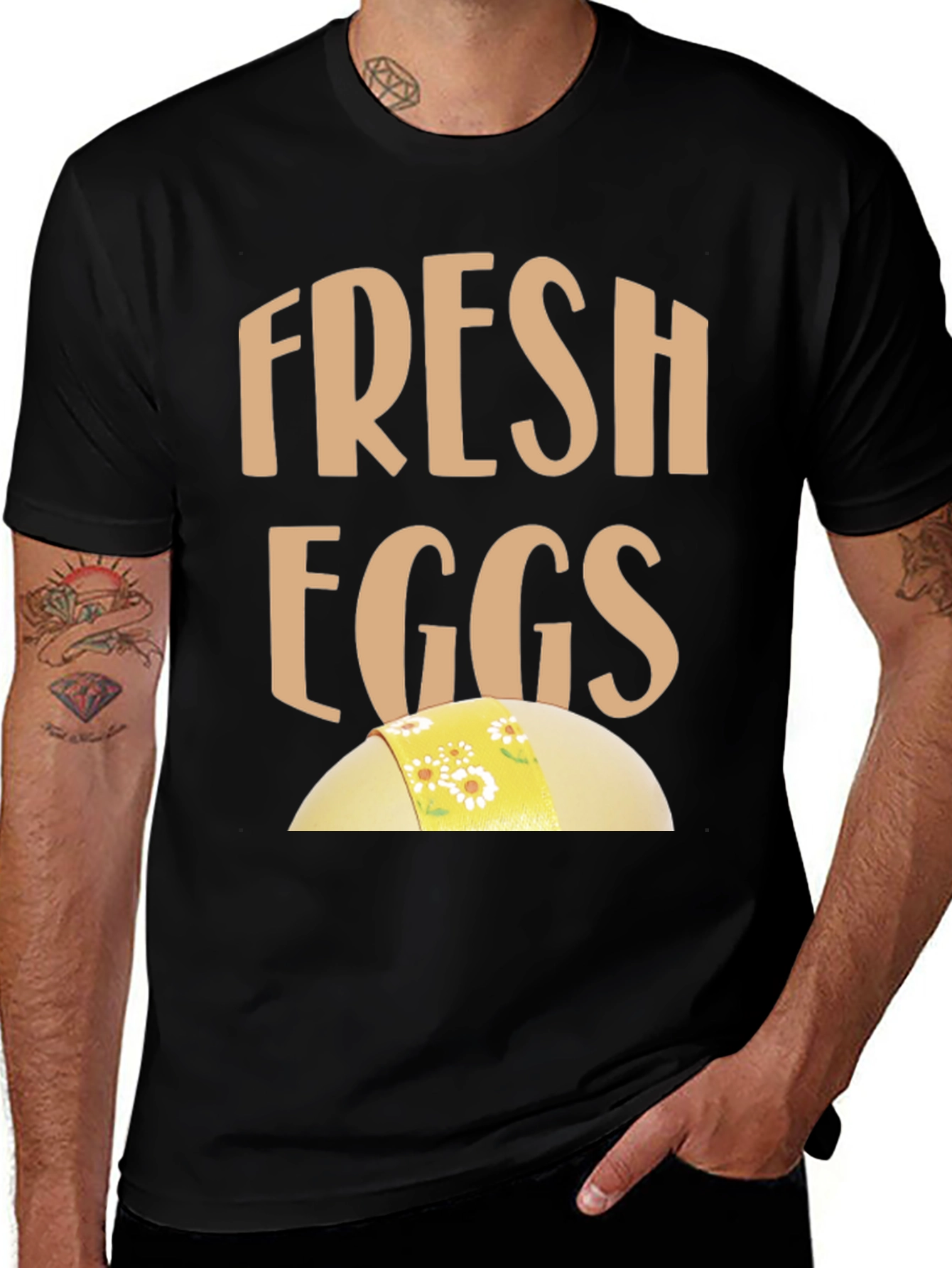 Variant 26 of Fresh Eggs Funny T-Shirt