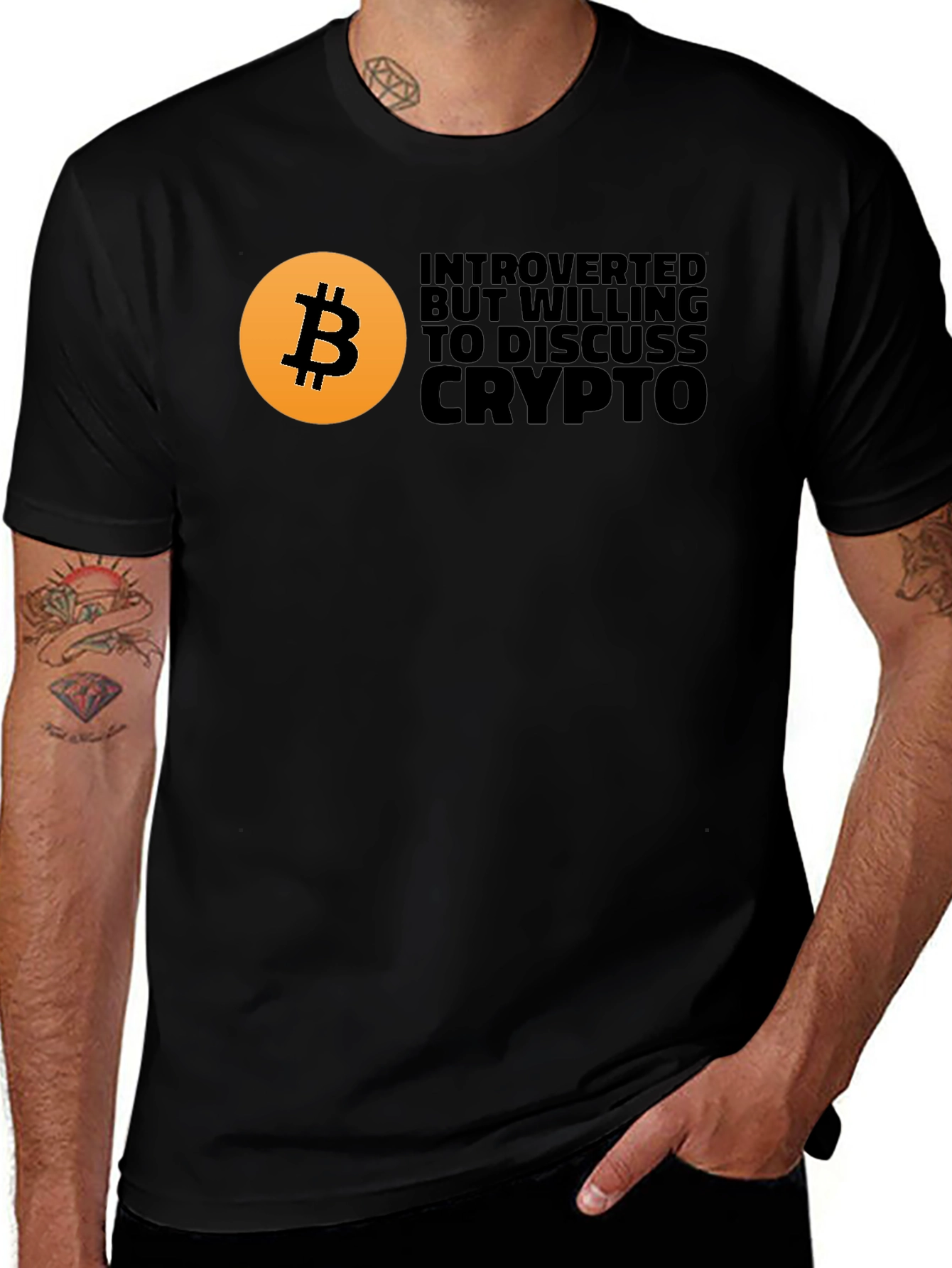 Variant 4 of Introverted Crypto T-Shirt