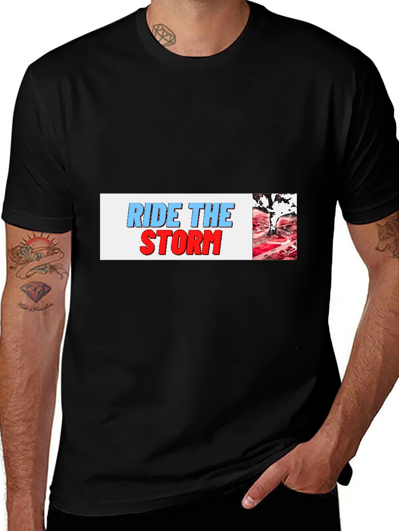 Variant 18 of Ride the Storm Graphic T-Shirt