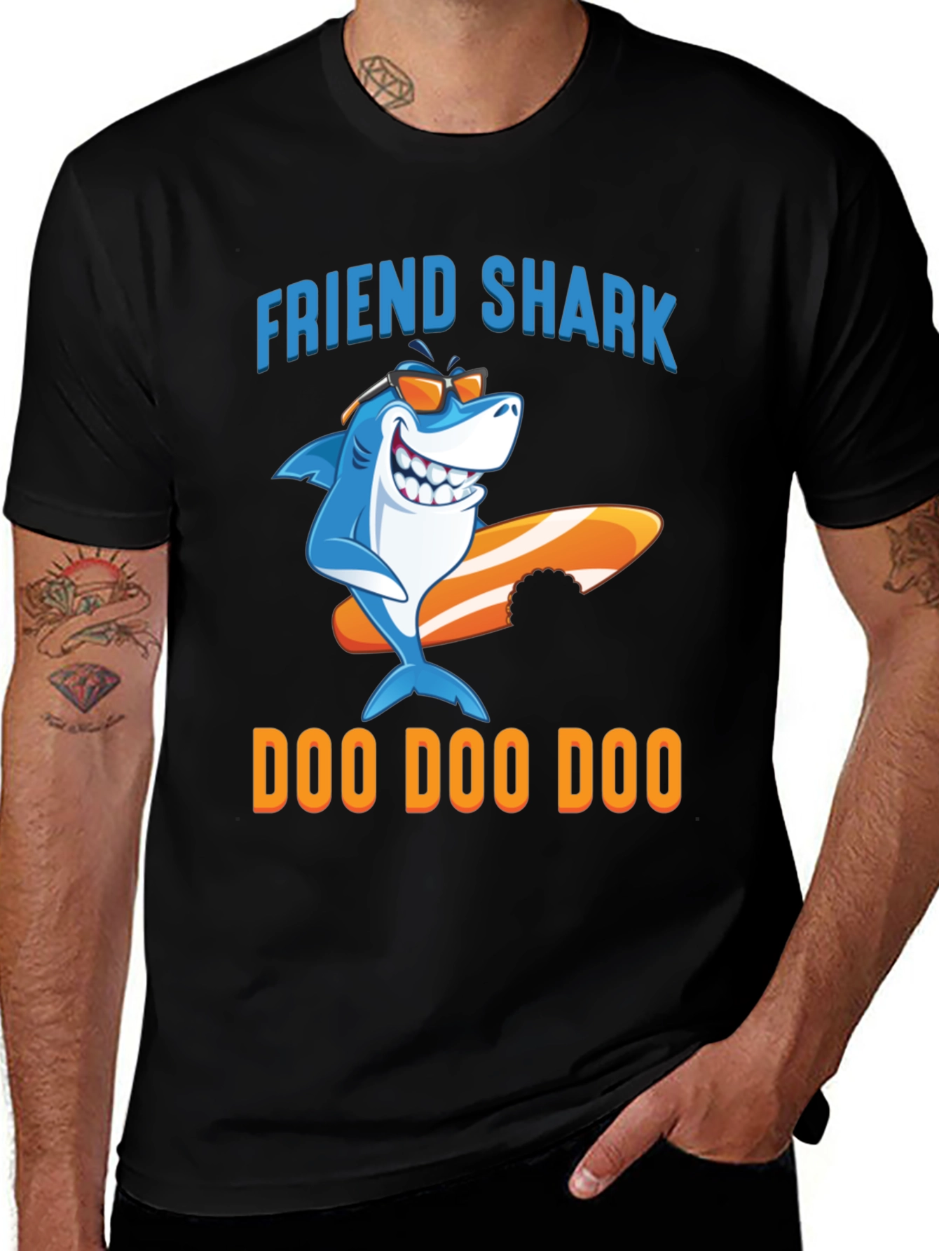 Variant 7 of Friend Shark Doo Doo Doo T-Shirt