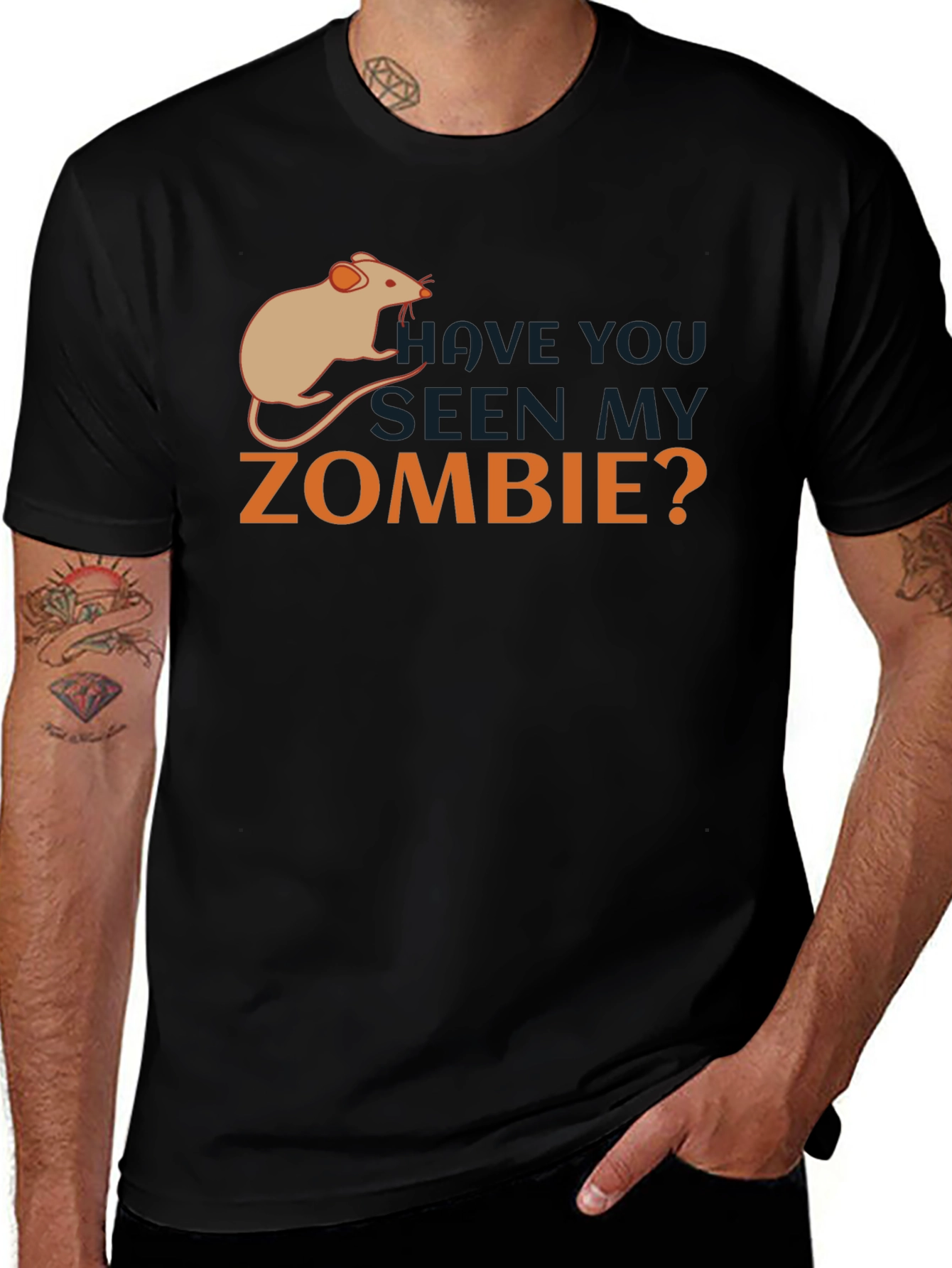 Variant 19 of Have You Seen My Zombie Rat T-Shirt