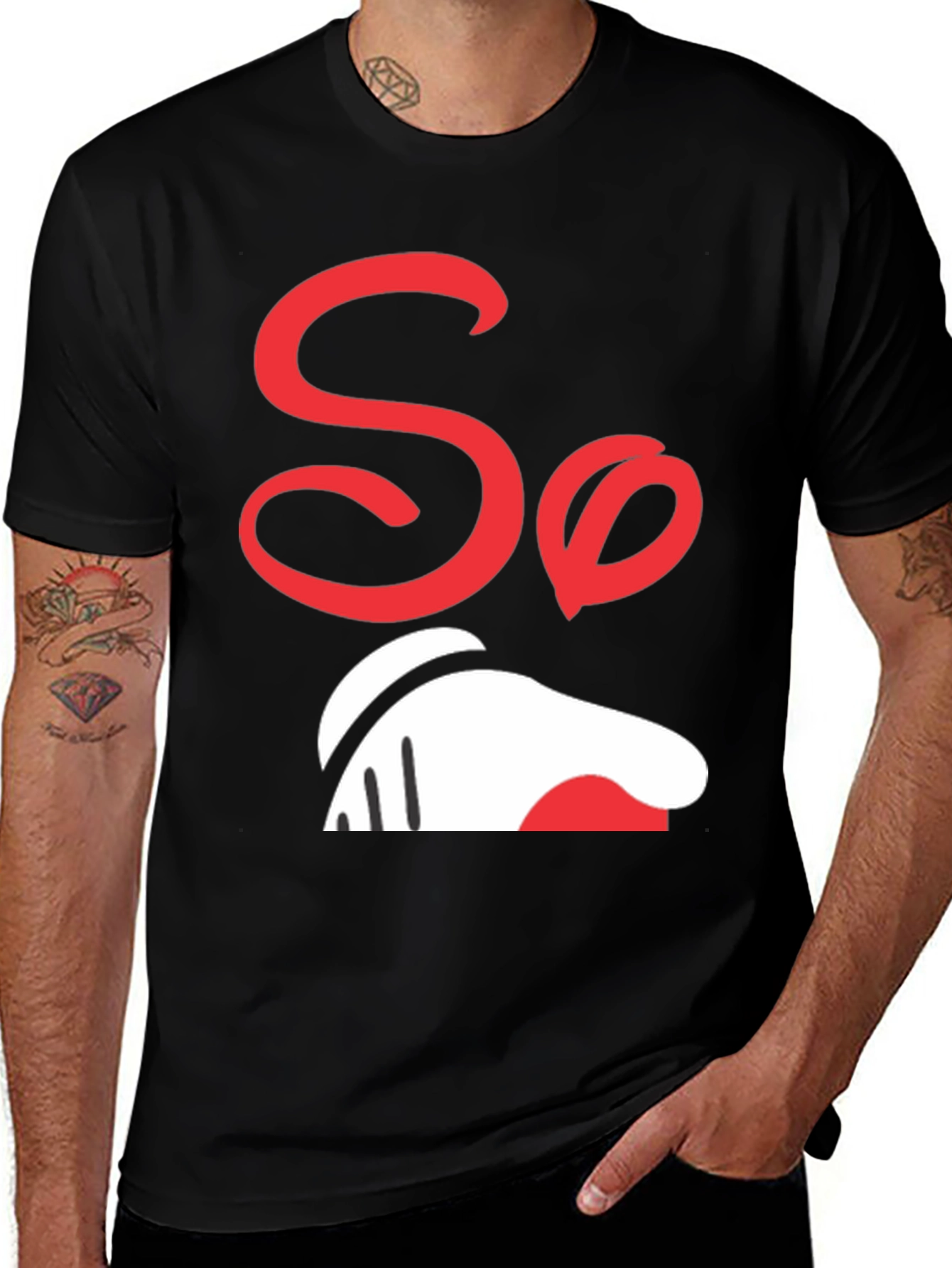 Variant 6 of Funny "So Close" Graphic T-Shirt
