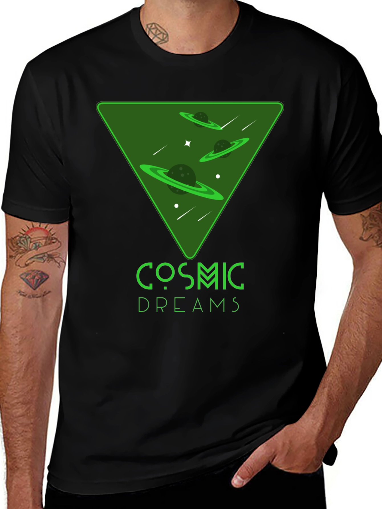 Variant 8 of Cosmic Dreams Graphic Print T-Shirt
