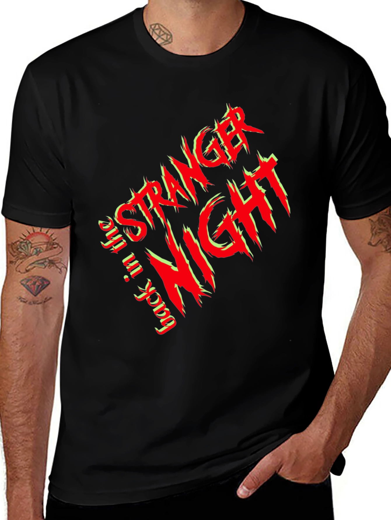 Variant 16 of Stranger Night Back in the Young T-Shirt