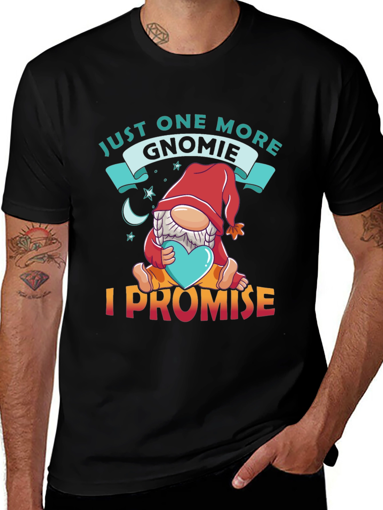 Variant 17 of Gnomie Promise T-Shirt - Cute Gnome Lover Tee